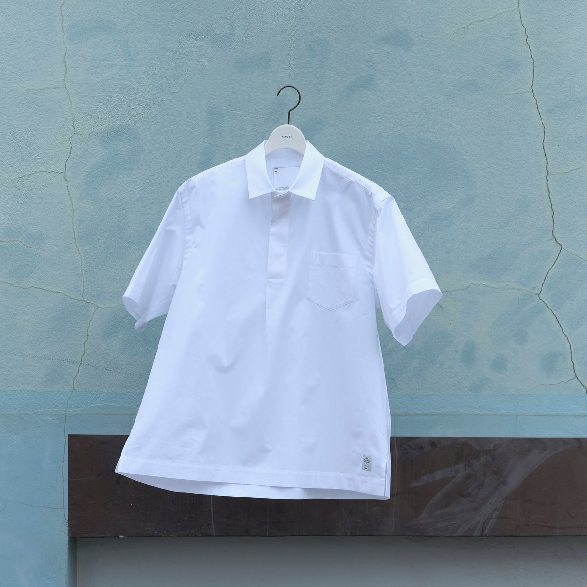 Thomas Mason / Cotton Poplin Polo Shirt | sacai Official Store 