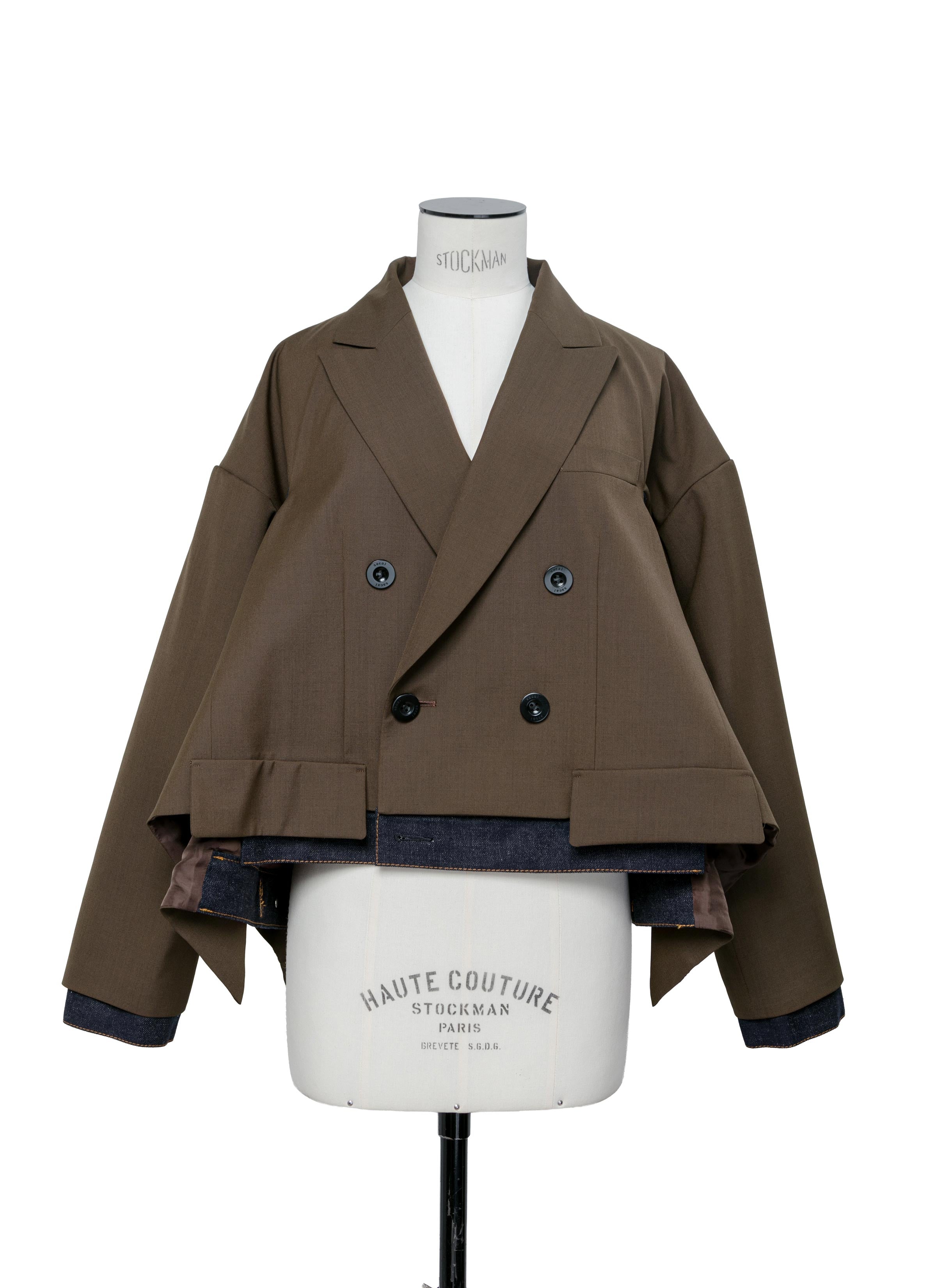 sacai suiting jacket サカイ ジャケット Suiting x Denim Jacket | sacai Official Store サカイ オフィシャル