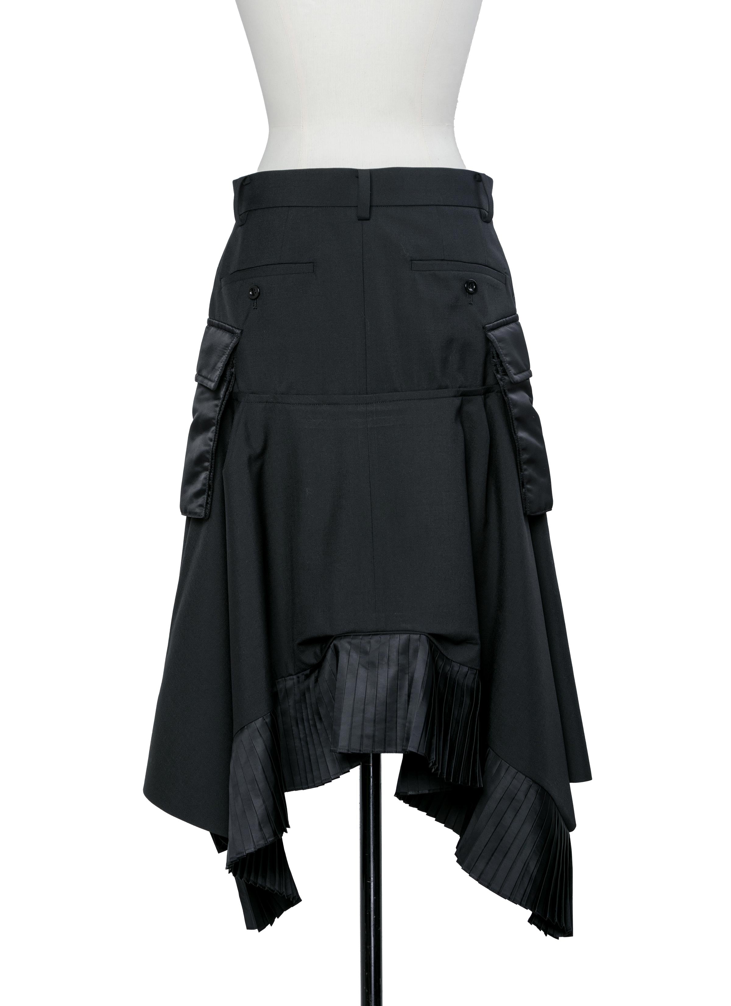 Suiting x Nylon Twill Skirt | sacai Official Store サカイ オフィシャル