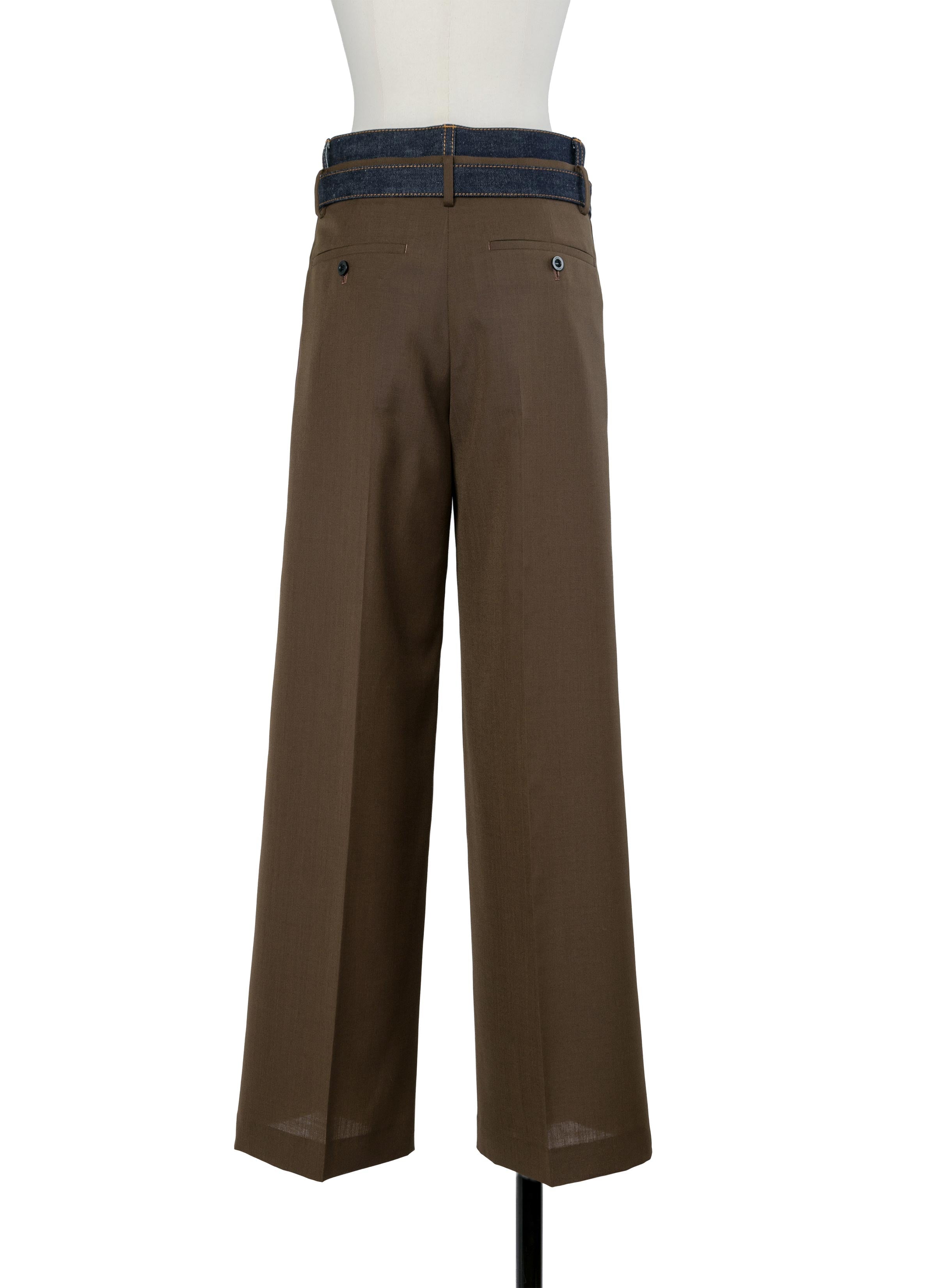 Suiting x Denim Pants