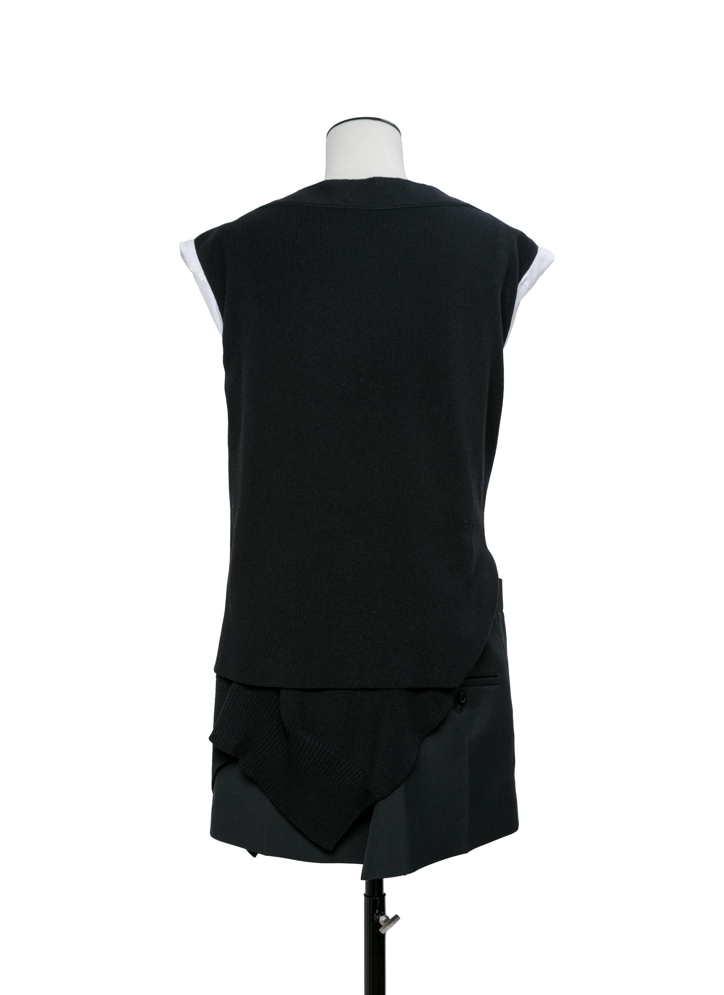 Suiting x Knit Dress