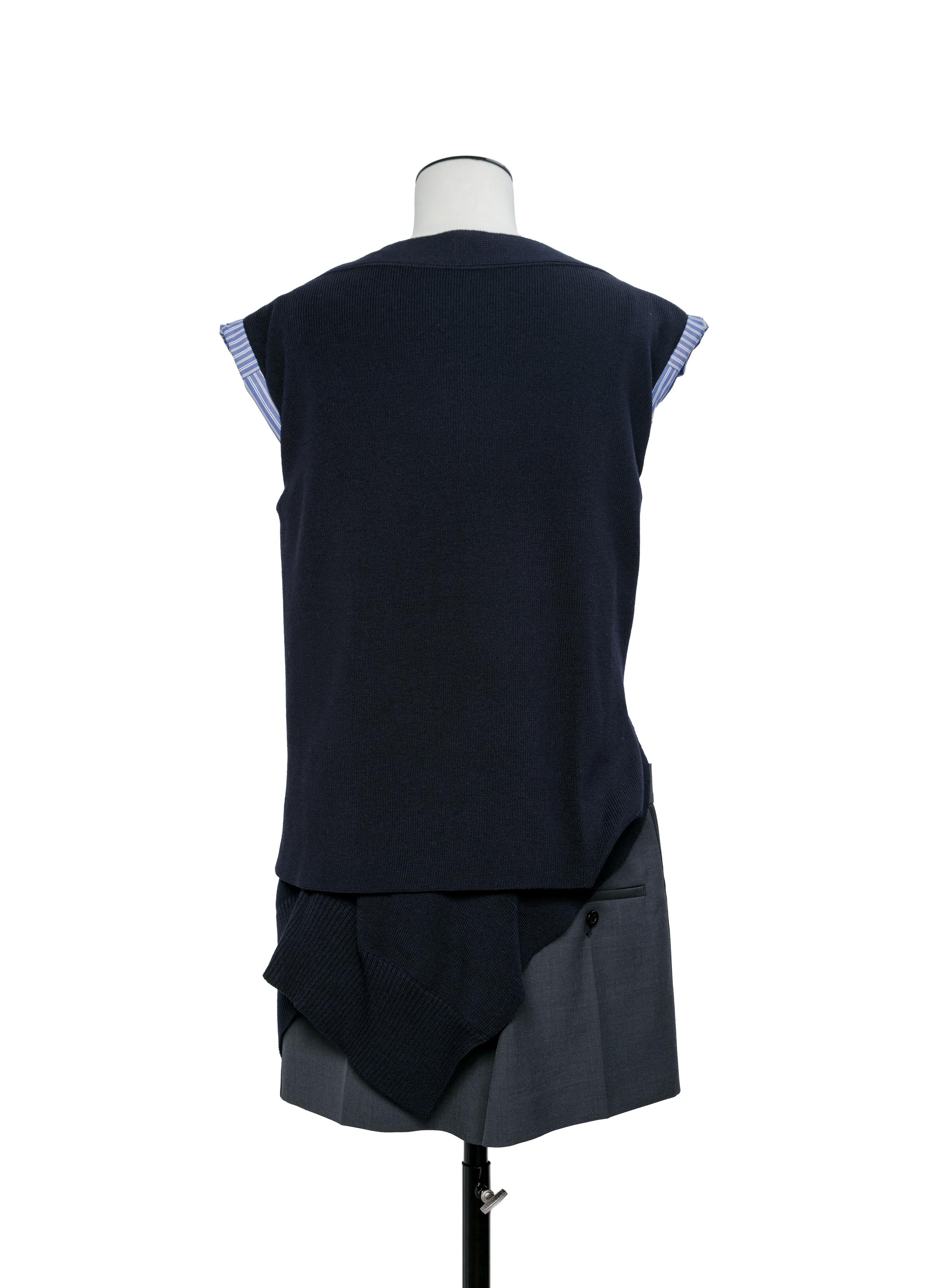 Suiting x Knit Dress | sacai Official Store サカイ オフィシャル