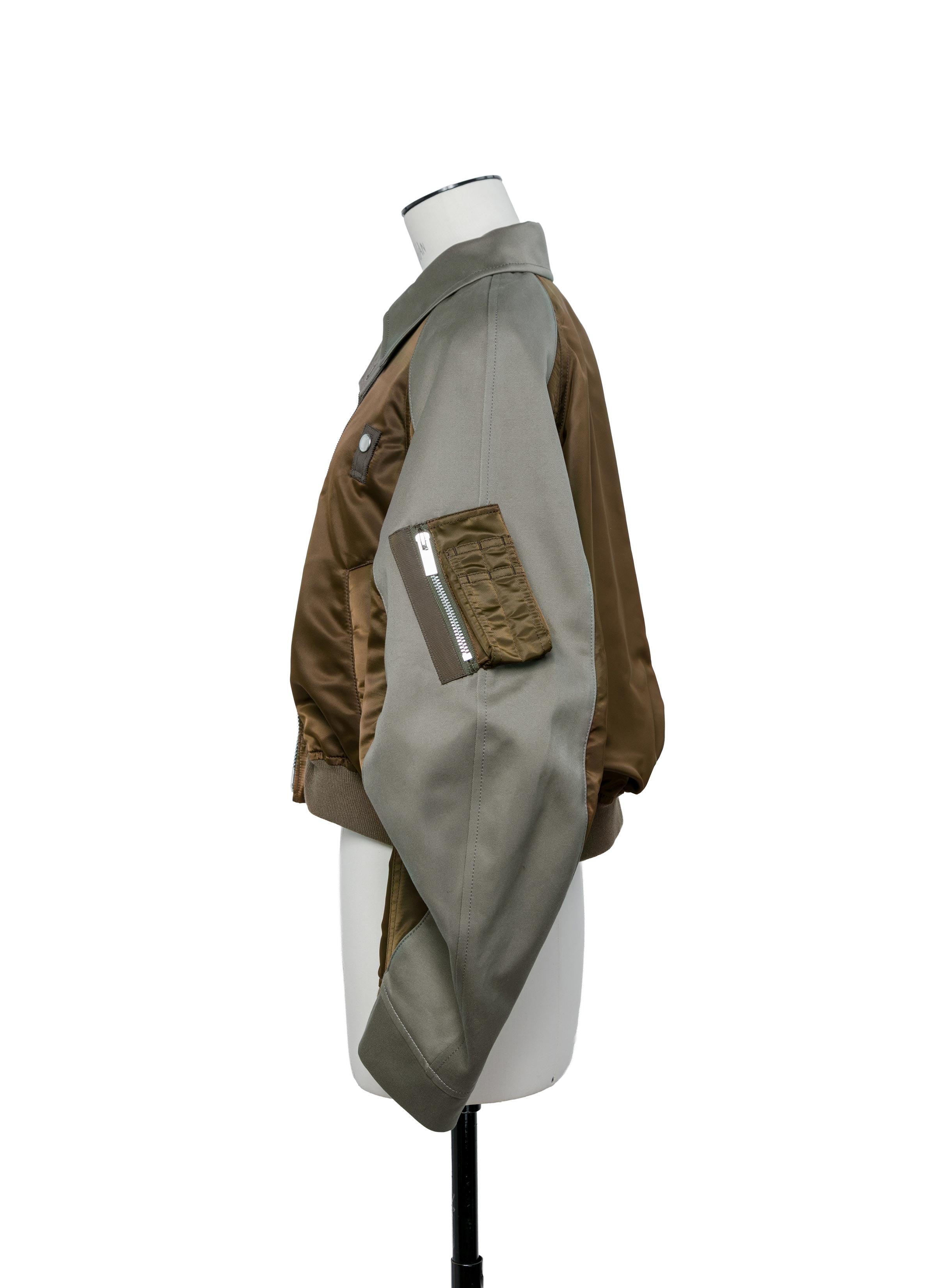 Cotton Chino x Nylon Twill Blouson