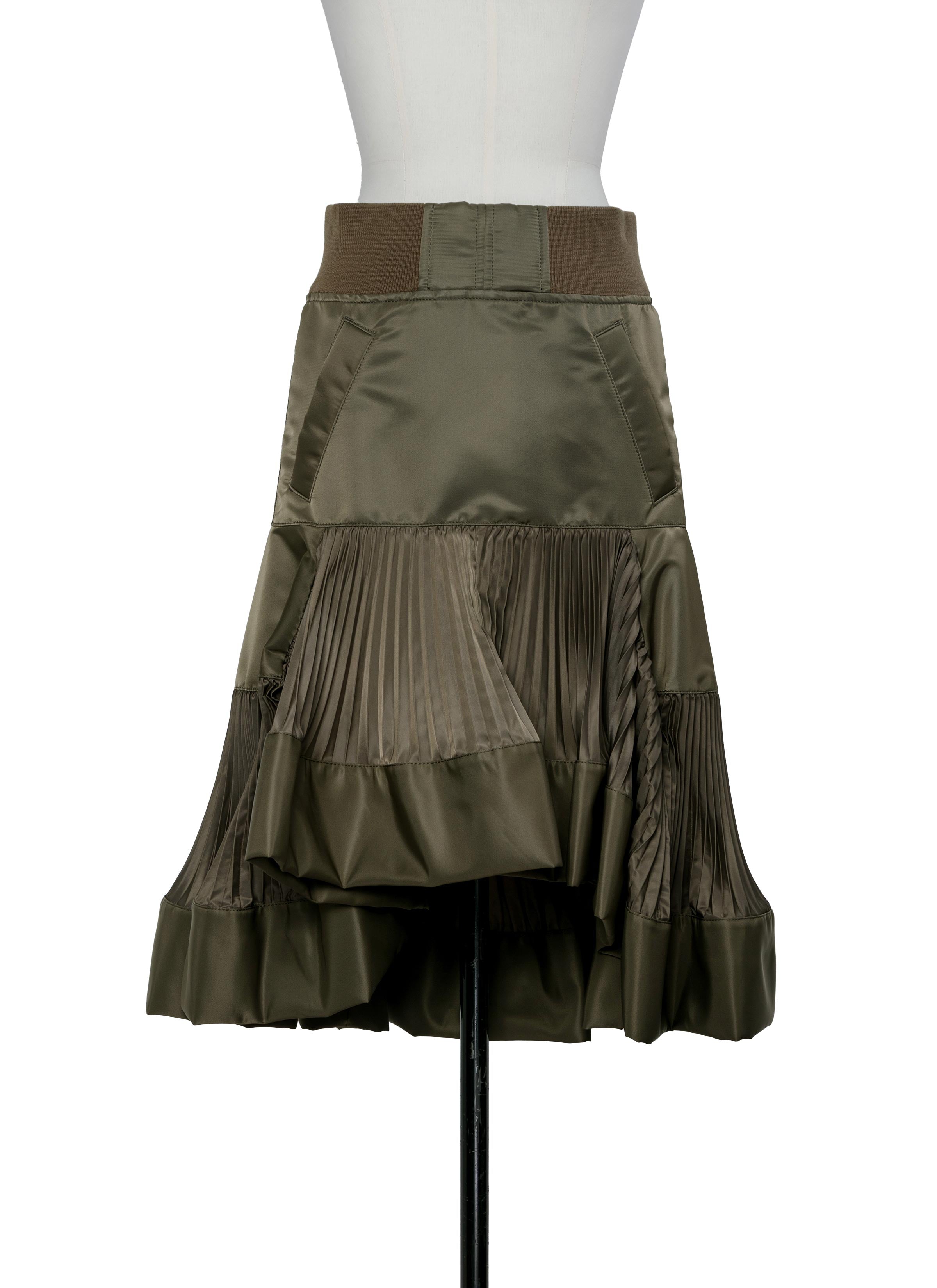 Nylon Twill Skirt