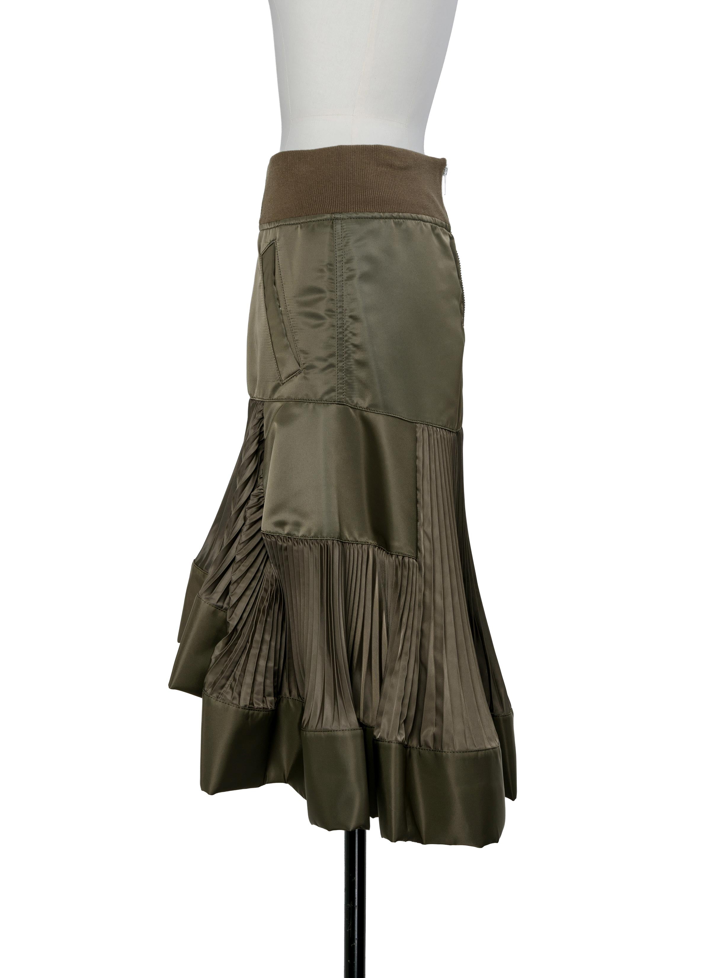 Nylon Twill Skirt