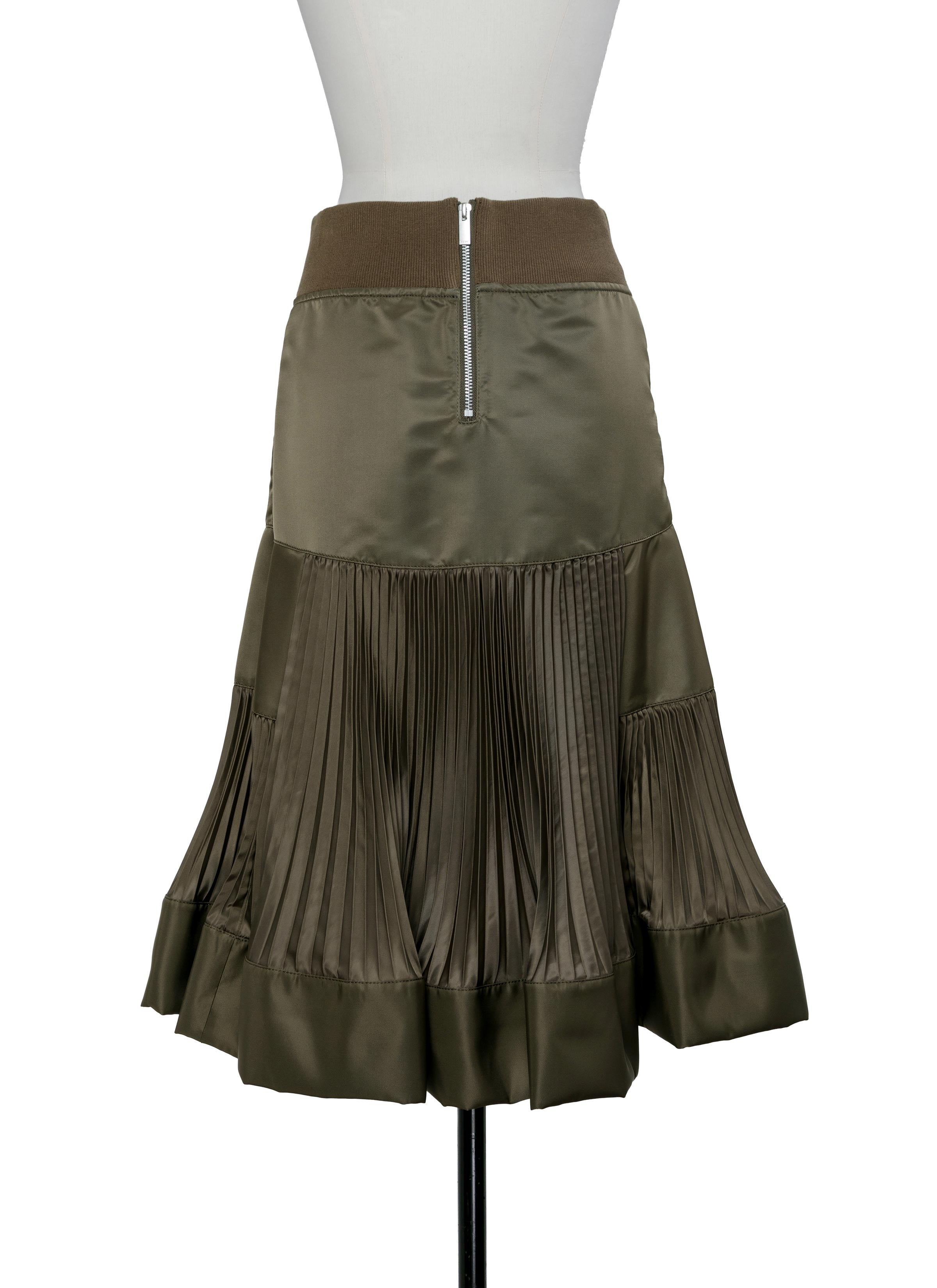 Nylon Twill Skirt