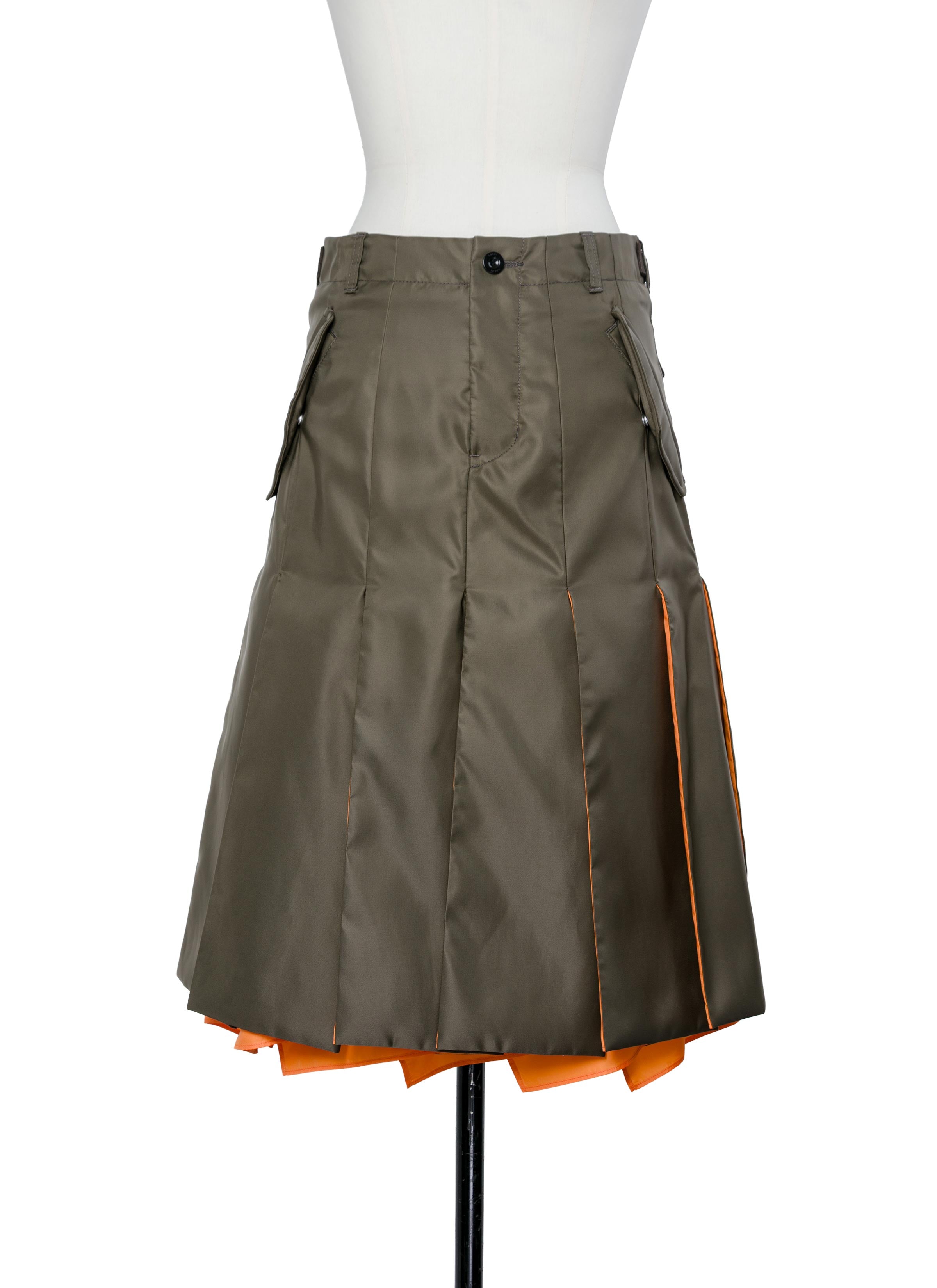Nylon Twill Skirt