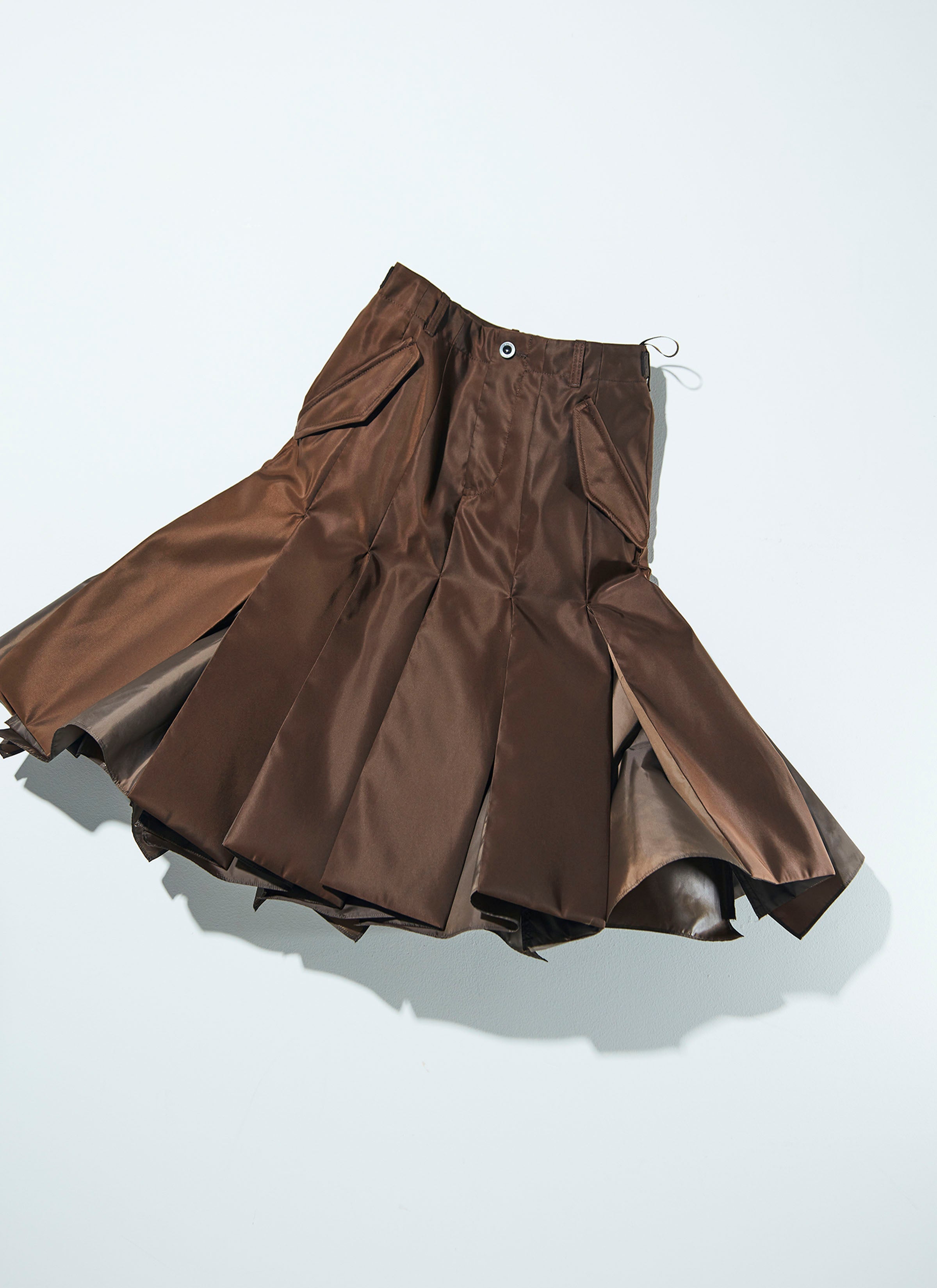 Nylon Twill Skirt