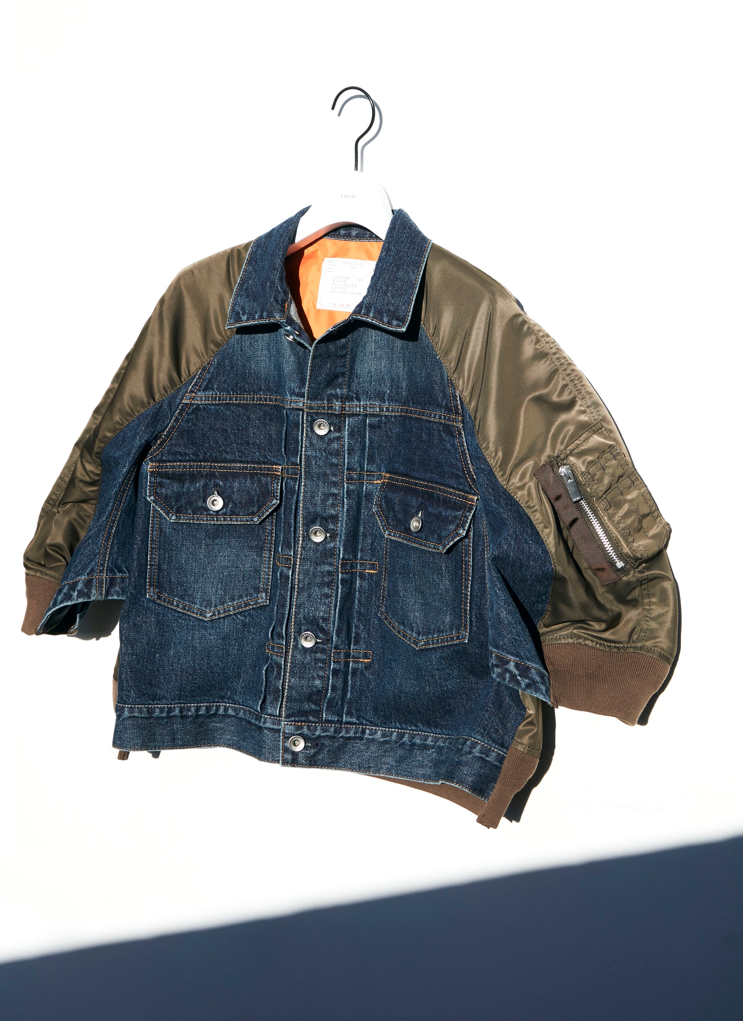 Denim x Nylon Twill Jacket | sacai Official Store サカイ オフィシャル
