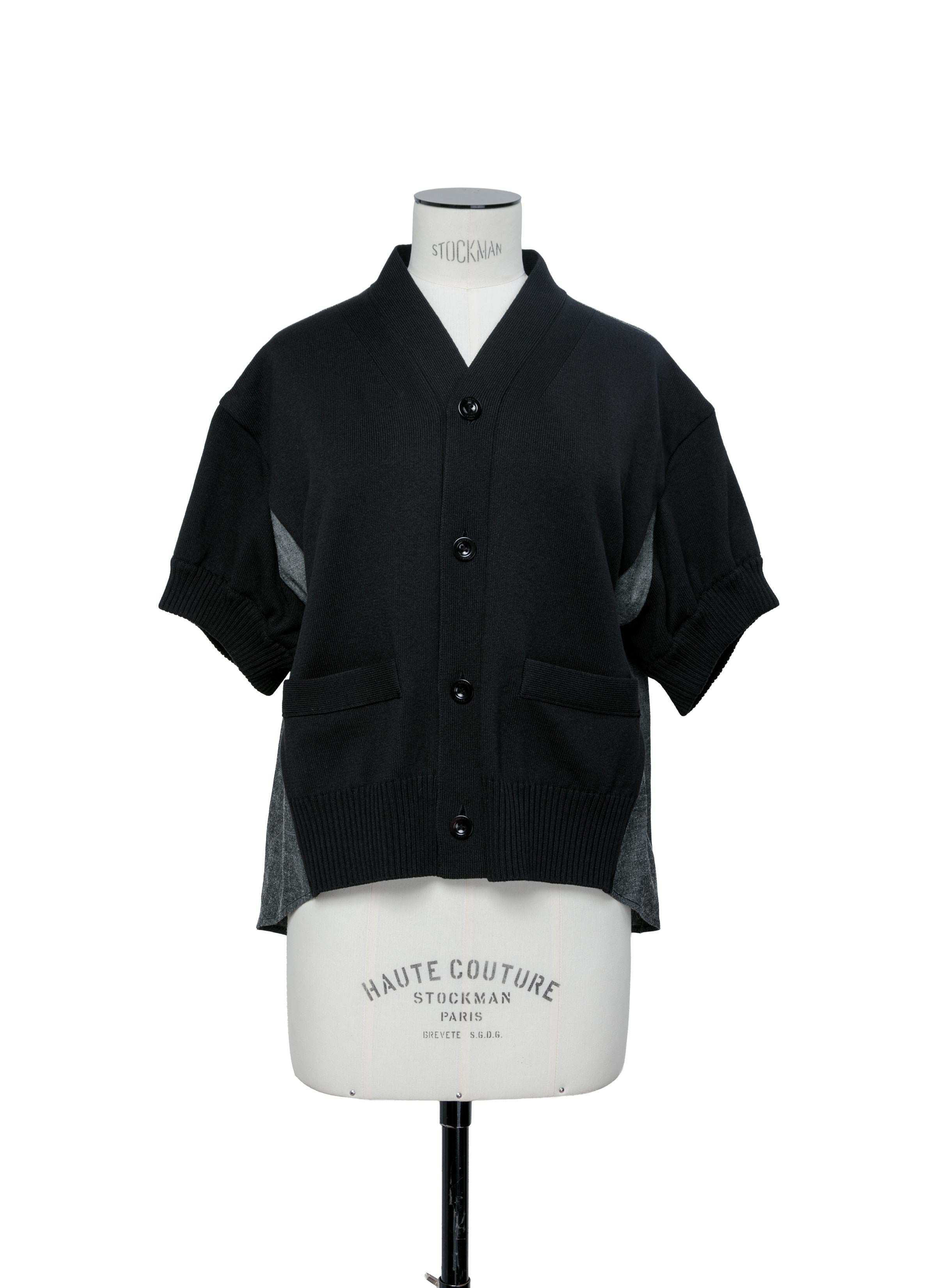 Denim x Knit Cardigan | sacai Official Store サカイ オフィシャル