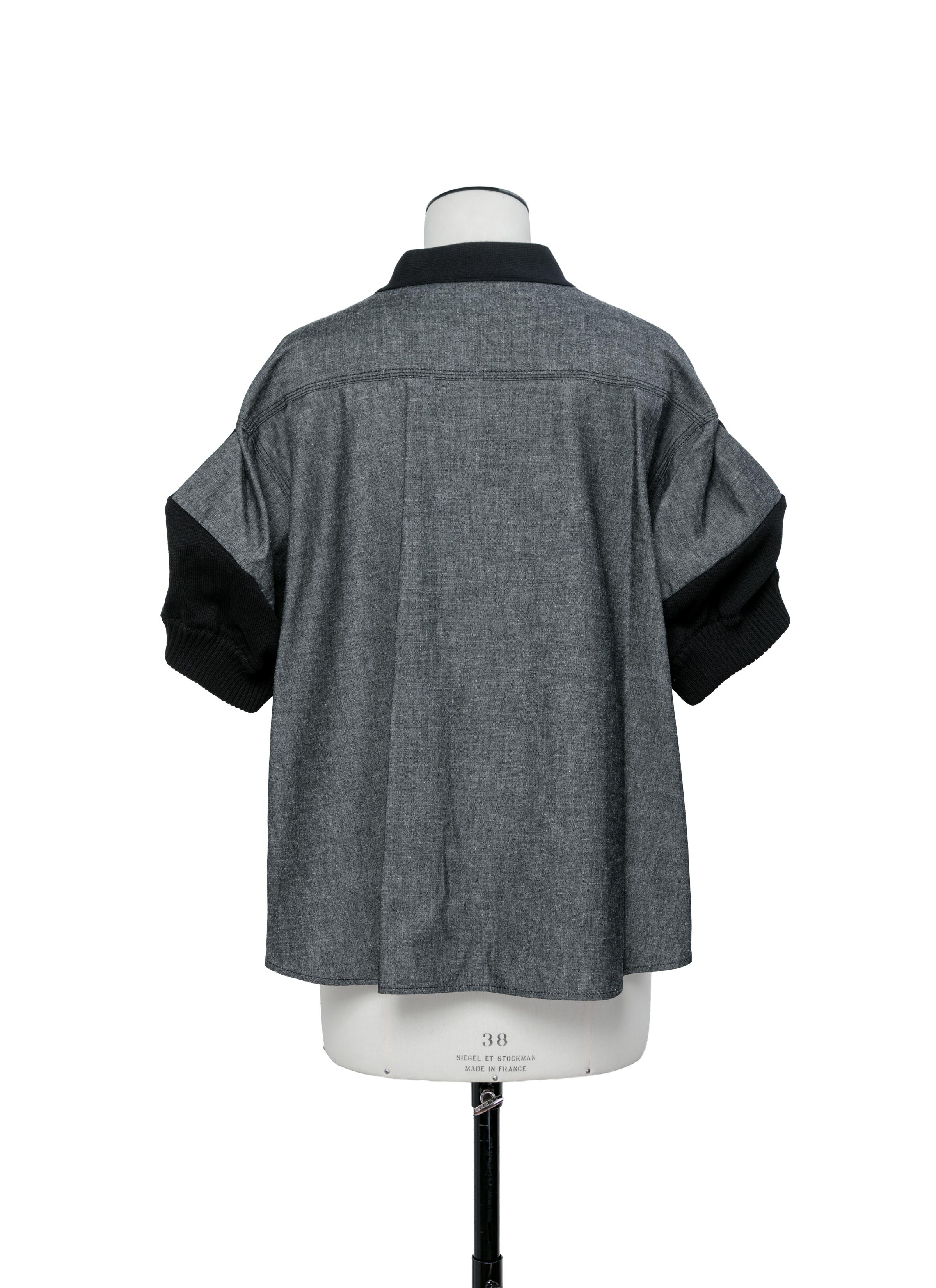 Denim x Knit Cardigan