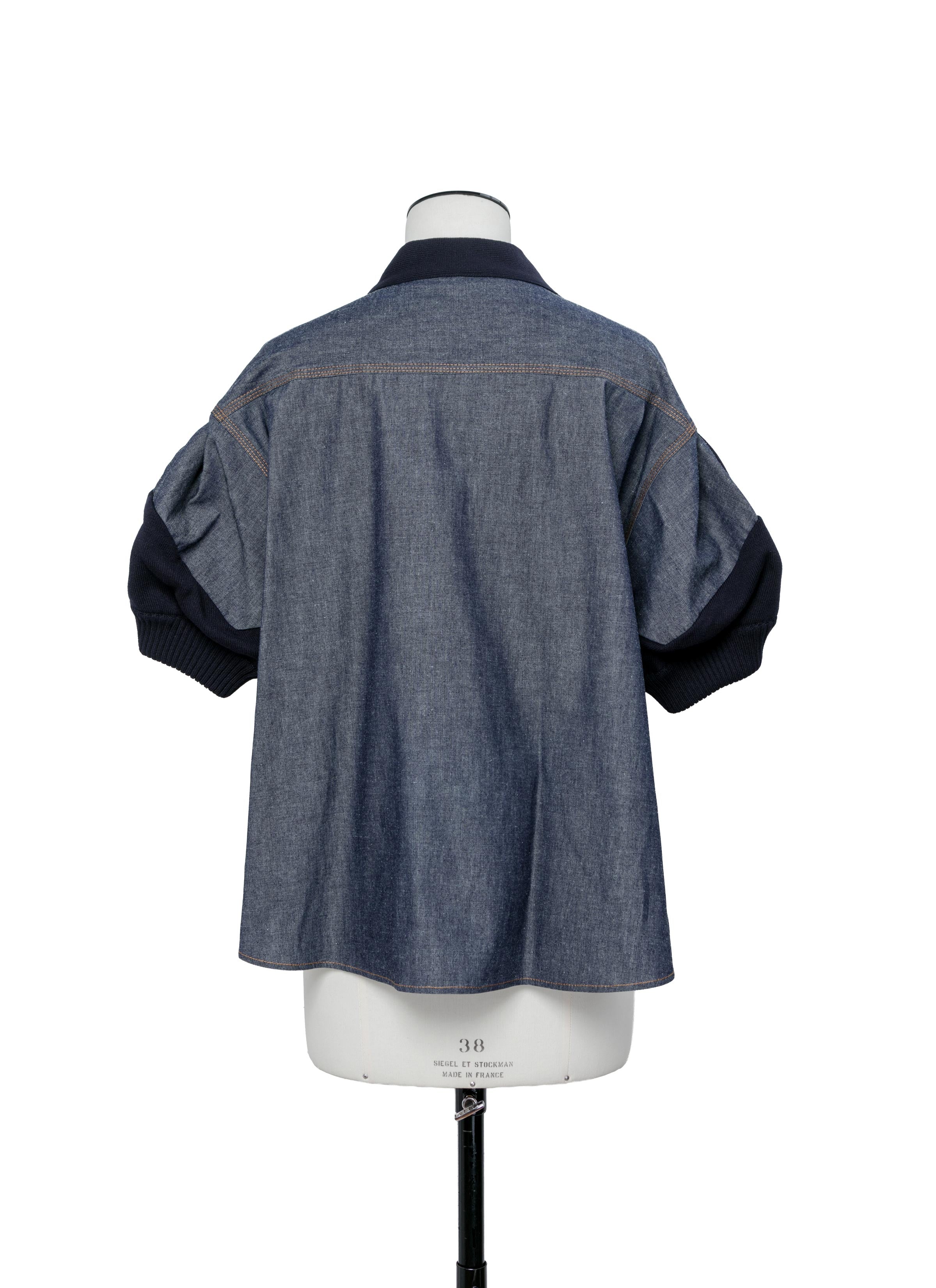 Denim x Knit Cardigan | sacai Official Store サカイ オフィシャル