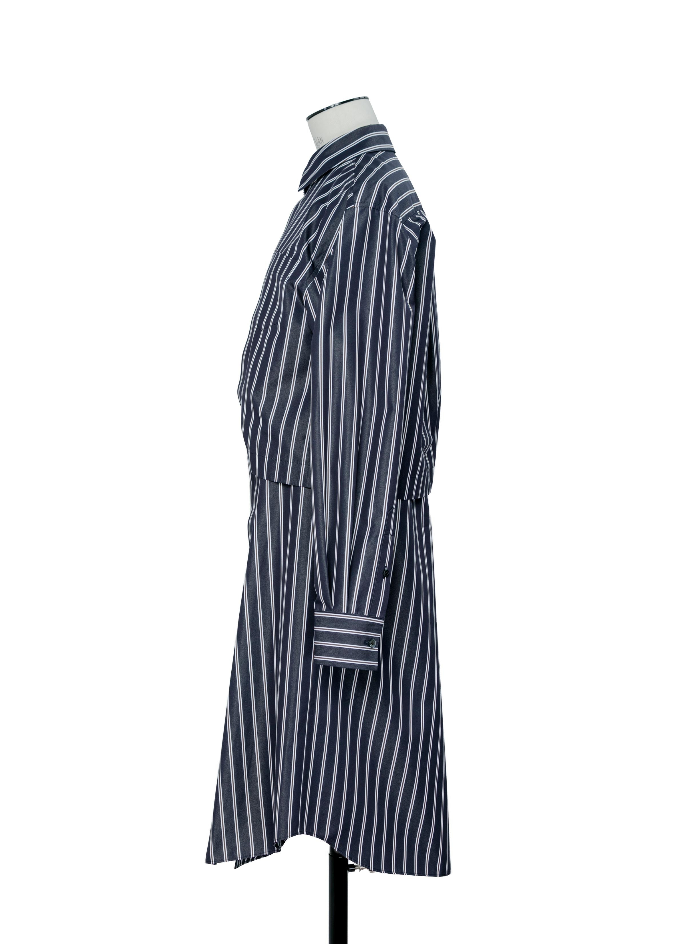 sacai 25SS 新品 121,000円 Poplin Knit Dress Sacai Thomas Mason Cotton Poplin Dress | Wardrobe Icons