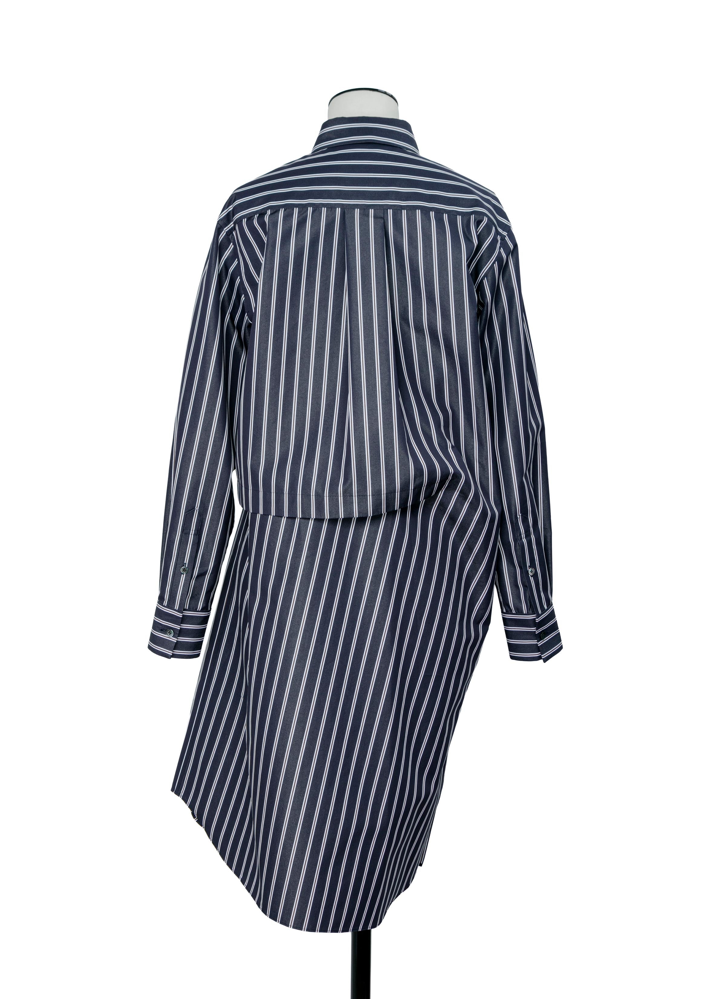 sacai 25SS 新品 121,000円 Poplin Knit Dress Sacai Thomas Mason Cotton Poplin Dress | Wardrobe Icons