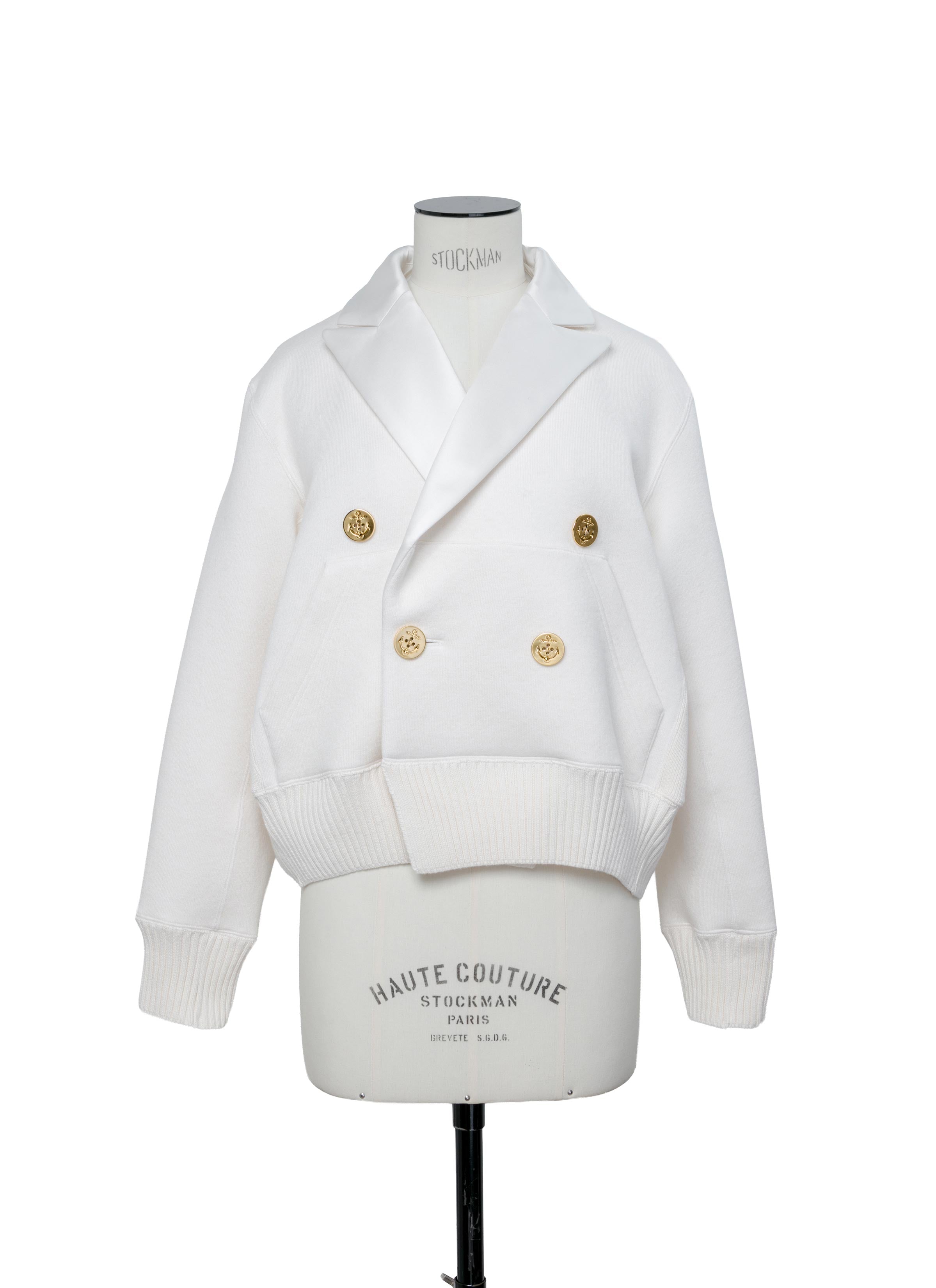 Cotton Cashmere Knit Jacket