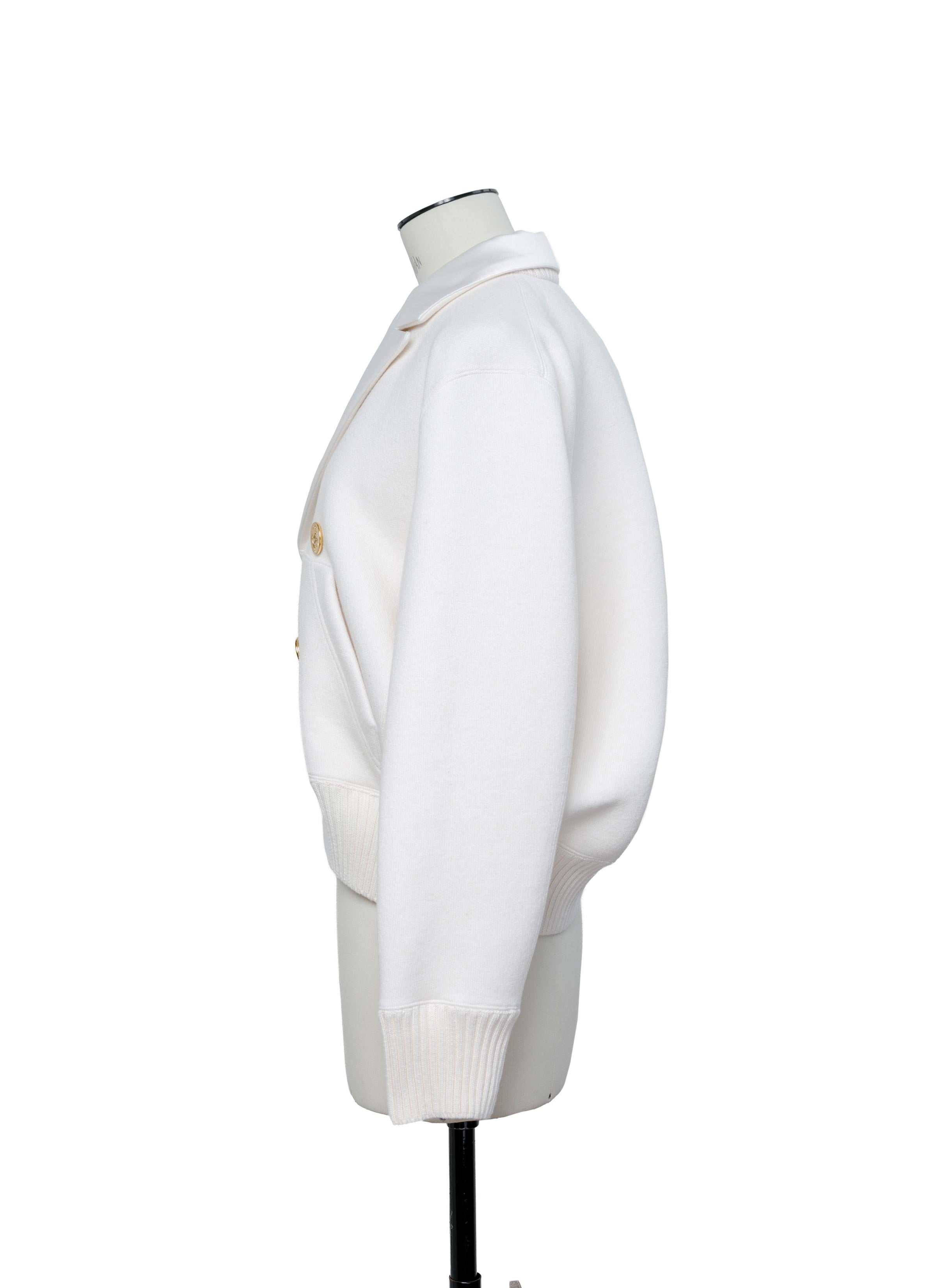 Cotton Cashmere Knit Jacket