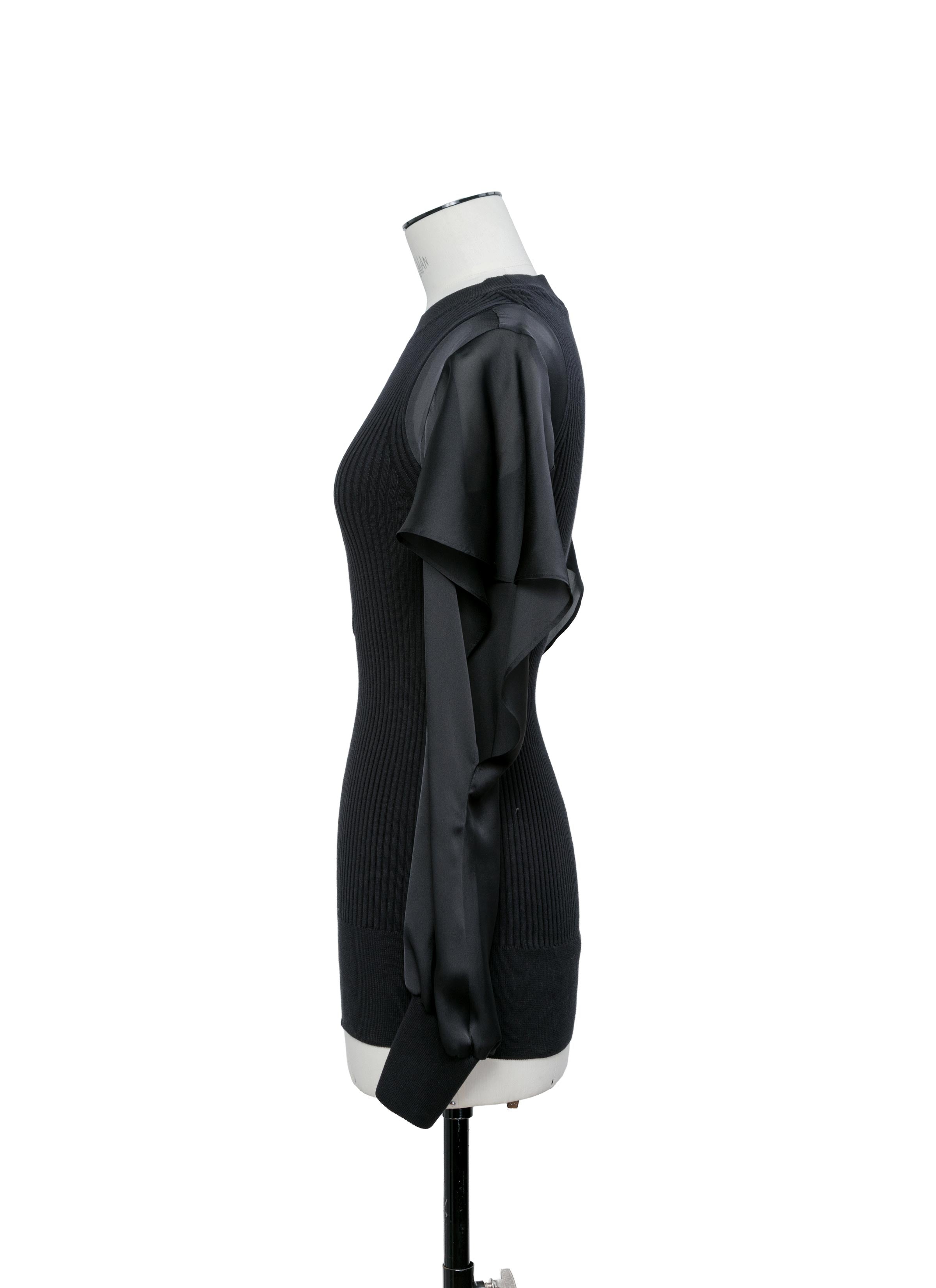 Satin x Cotton Knit Pullover | sacai Official Store サカイ