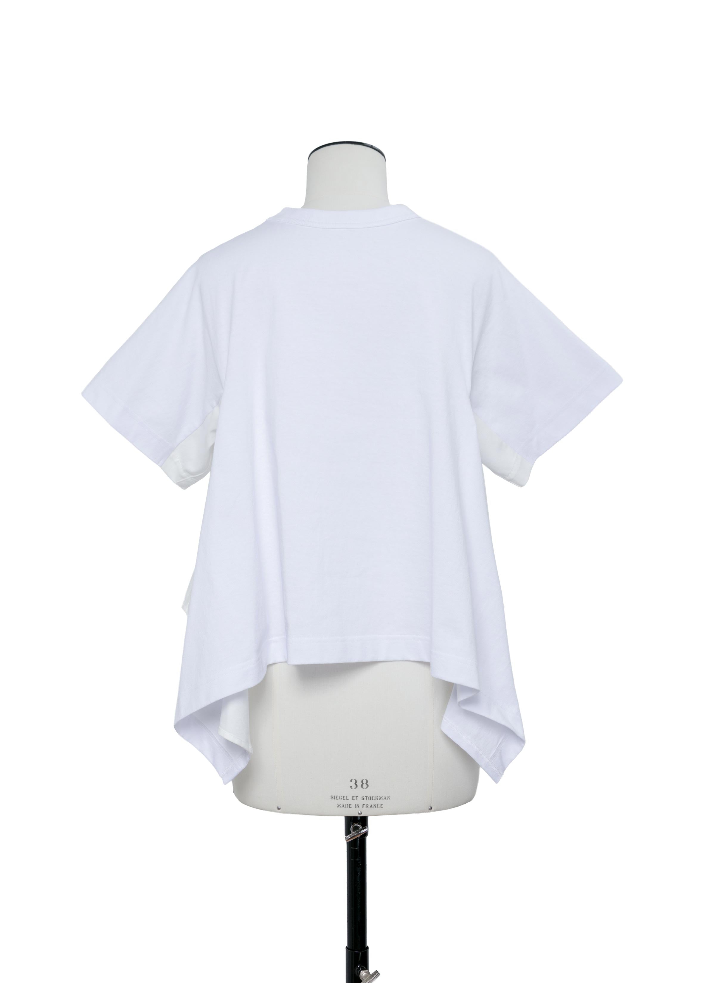 Light Weight Denim x Cotton Jersey T-Shirt | sacai Official Store