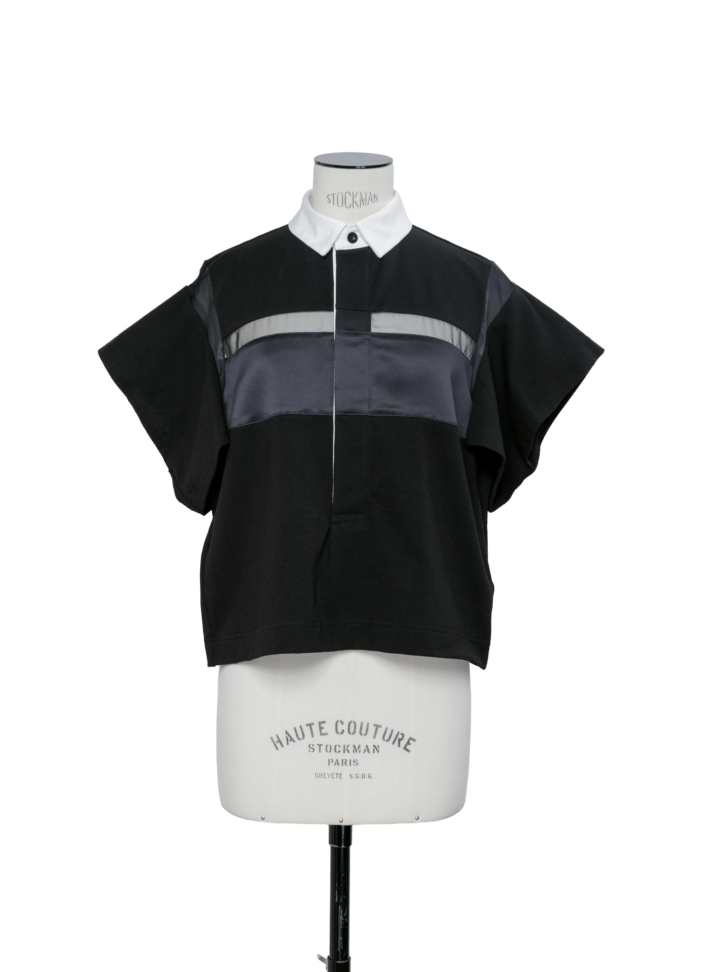 Sacai ボリュームスリーブ 黒 プルオーバー Sacai ボリュームスリーブ 黒 プルオーバー Sacai ボリュームスリーブ