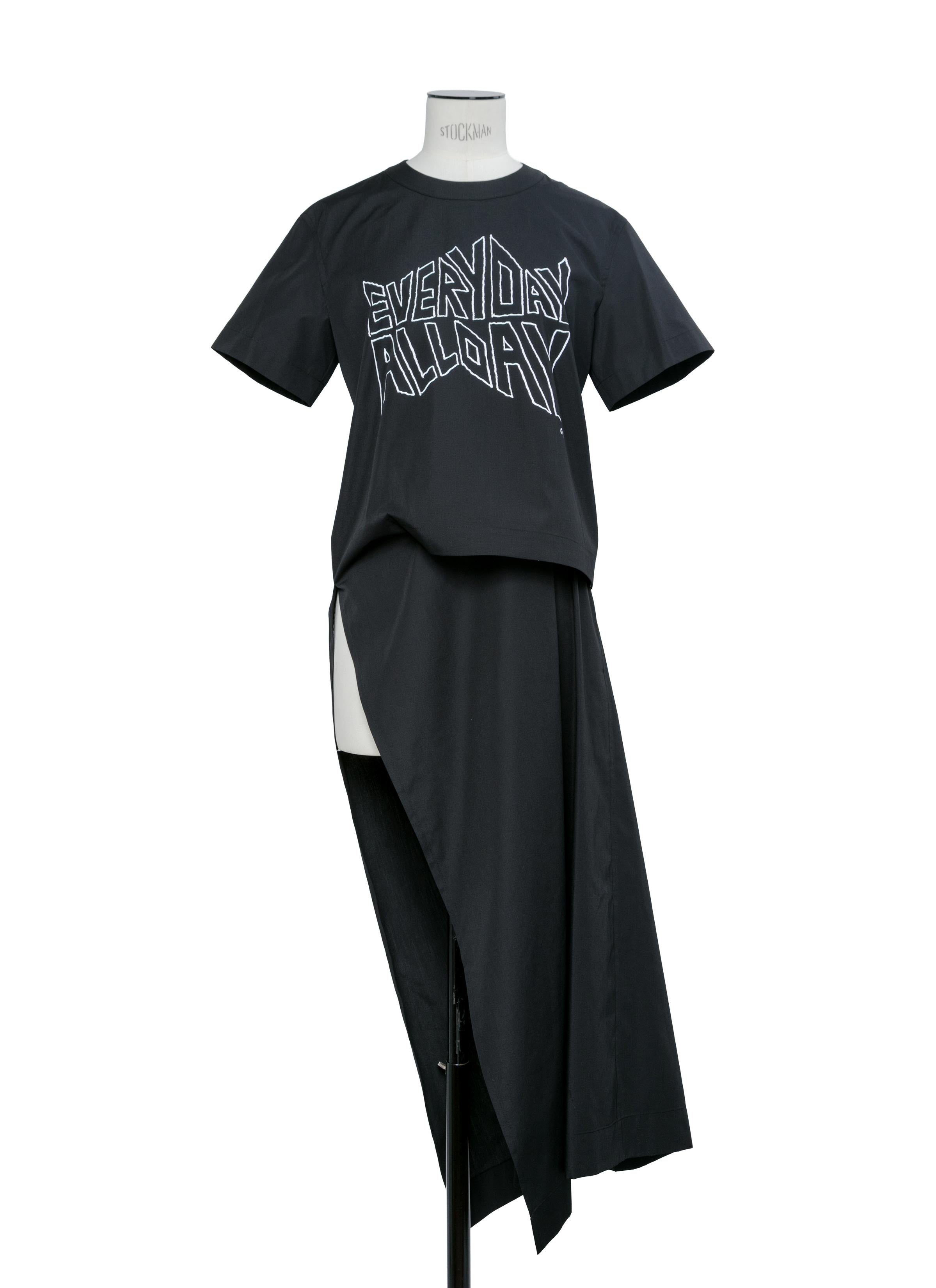 geoff sacai by Geoff Mcfetridge Poplin Dress