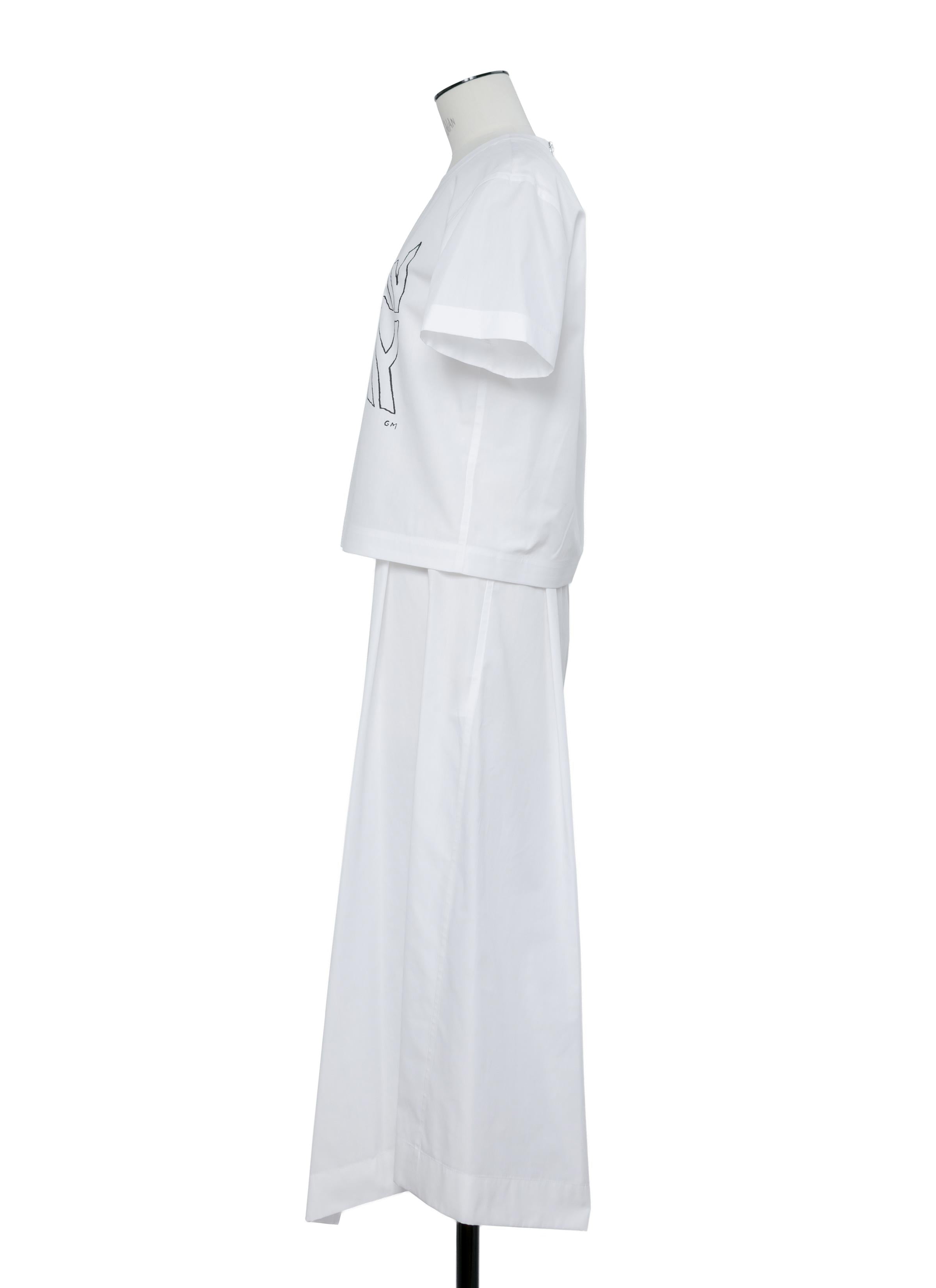 geoff sacai by Geoff Mcfetridge Poplin Dress