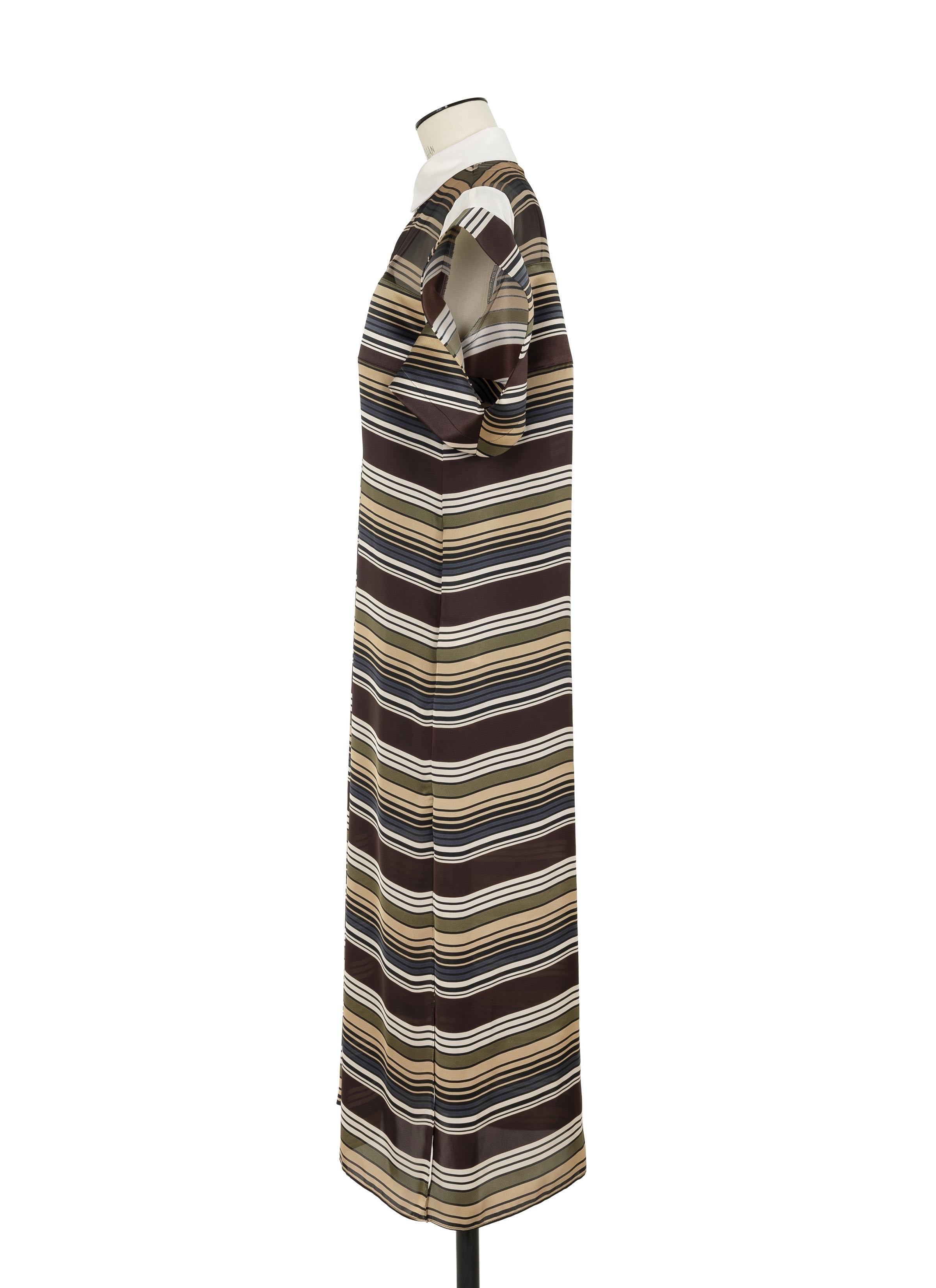 Horizontal Stripe Dress | sacai Official Store サカイ オフィシャル