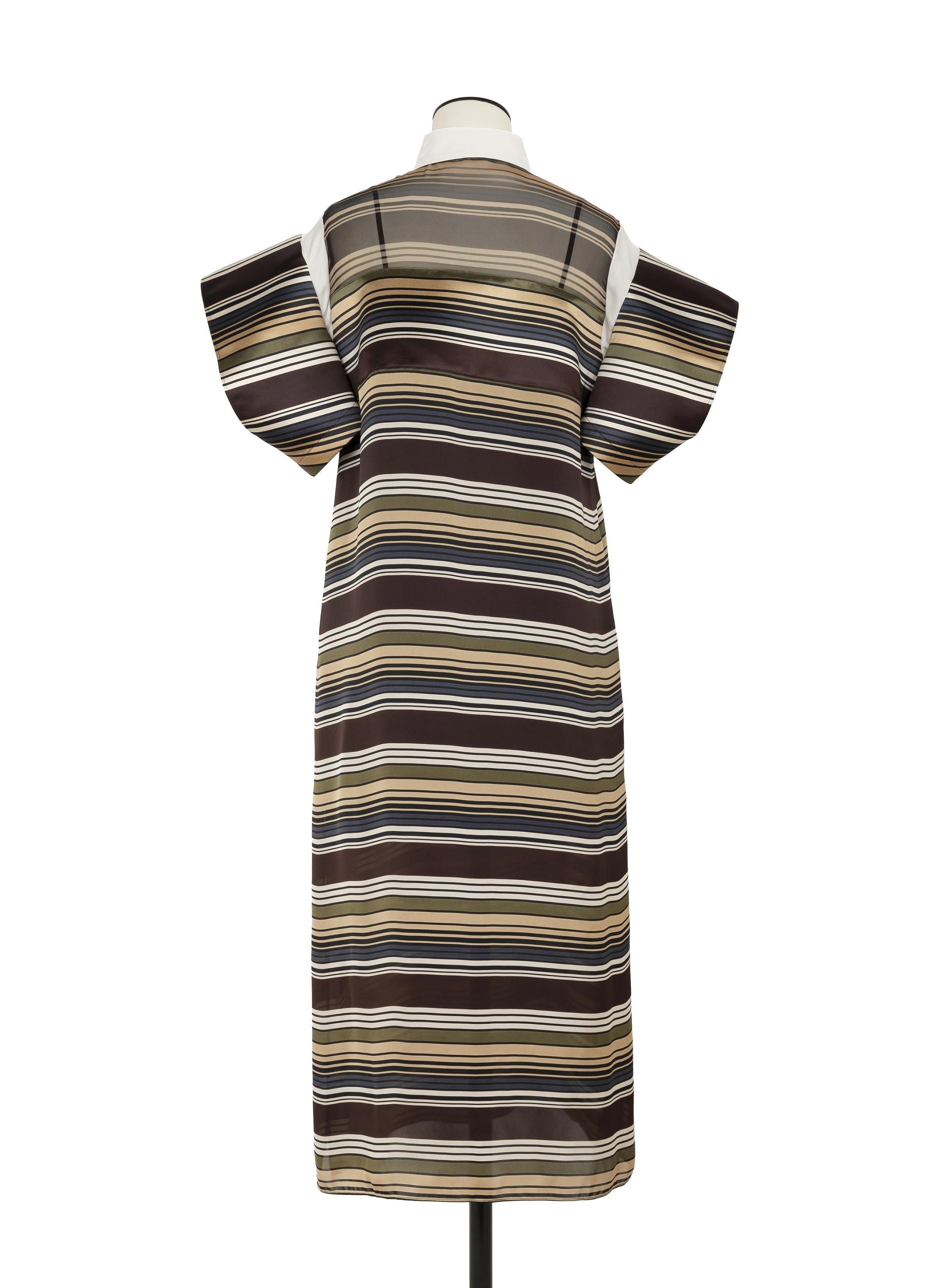 sacai チュニック Sacai: Women's Wool Suiting Dress (Navy/Green) | Dover Street