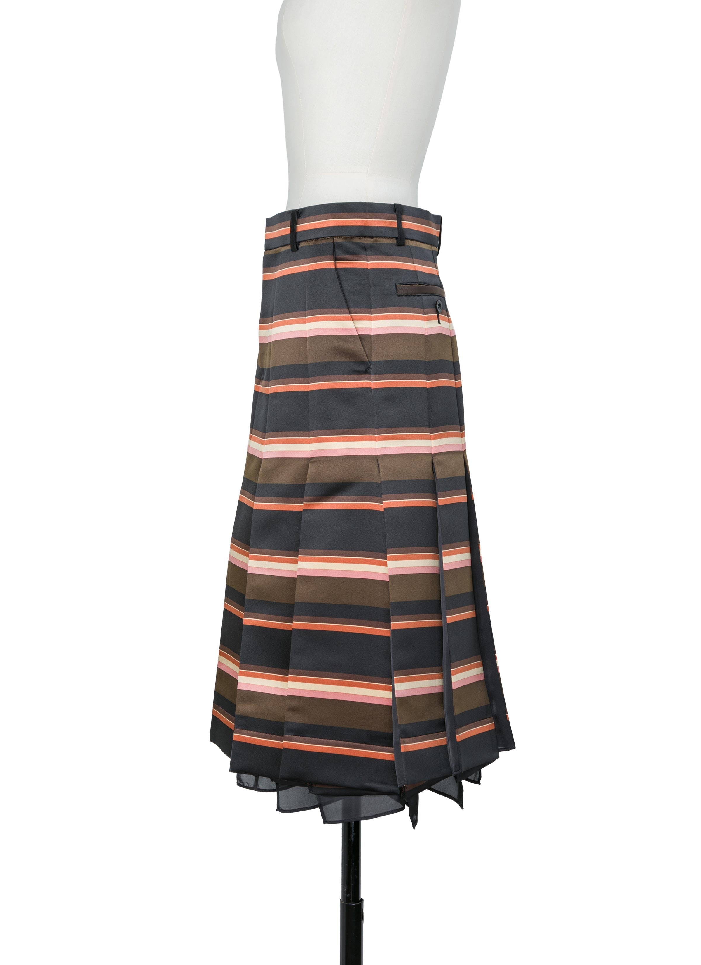 Horizontal Stripe Skirt