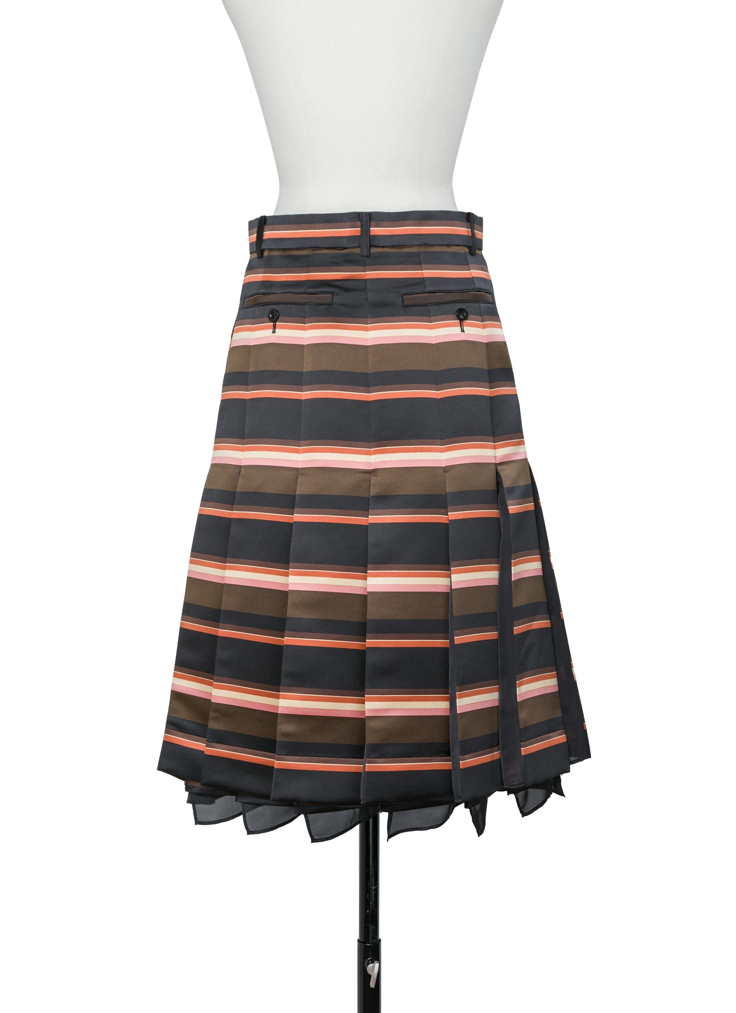 Horizontal Stripe Skirt