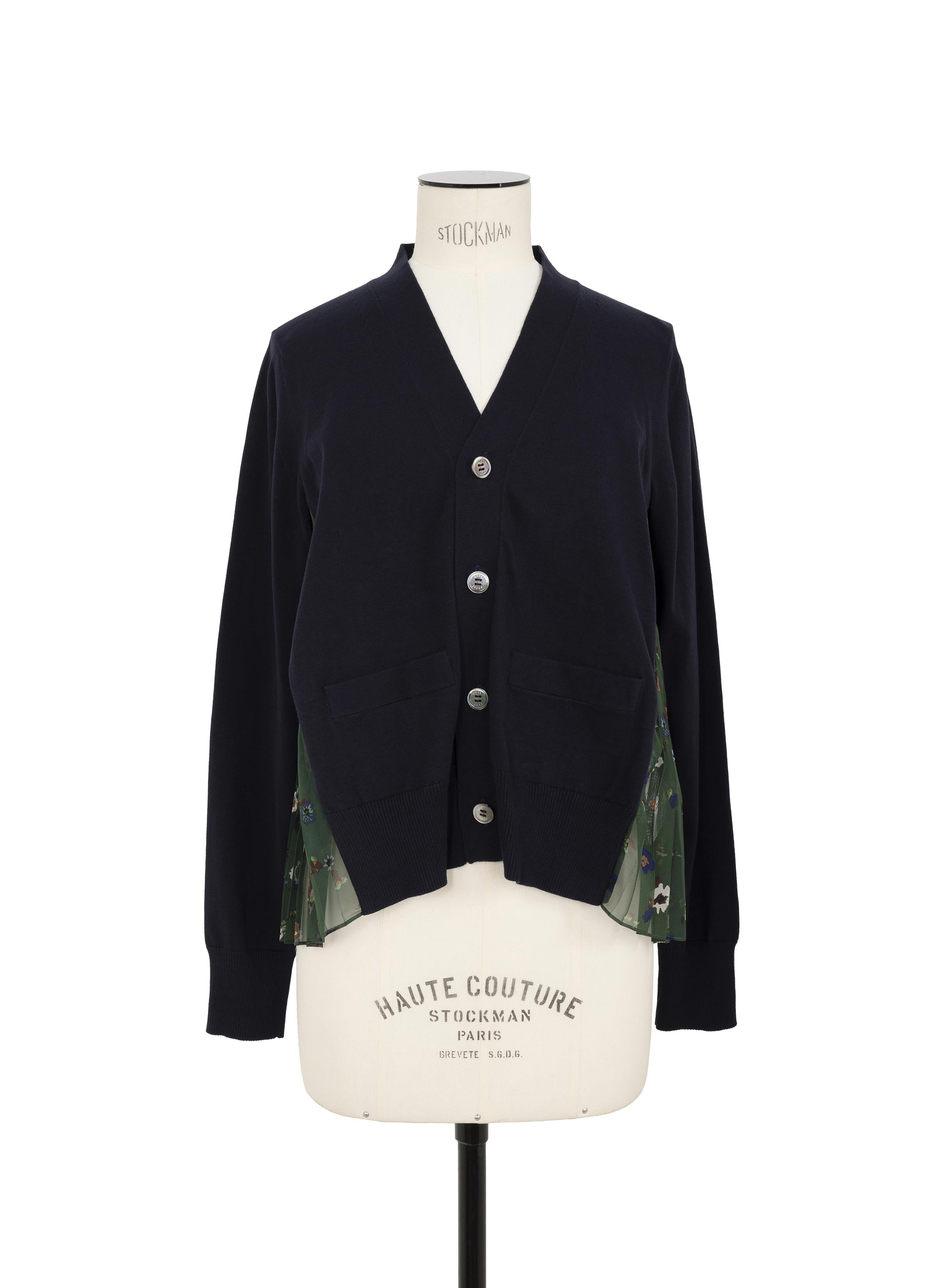 Floral Print x Cotton Knit Cardigan | sacai Official Store サカイ