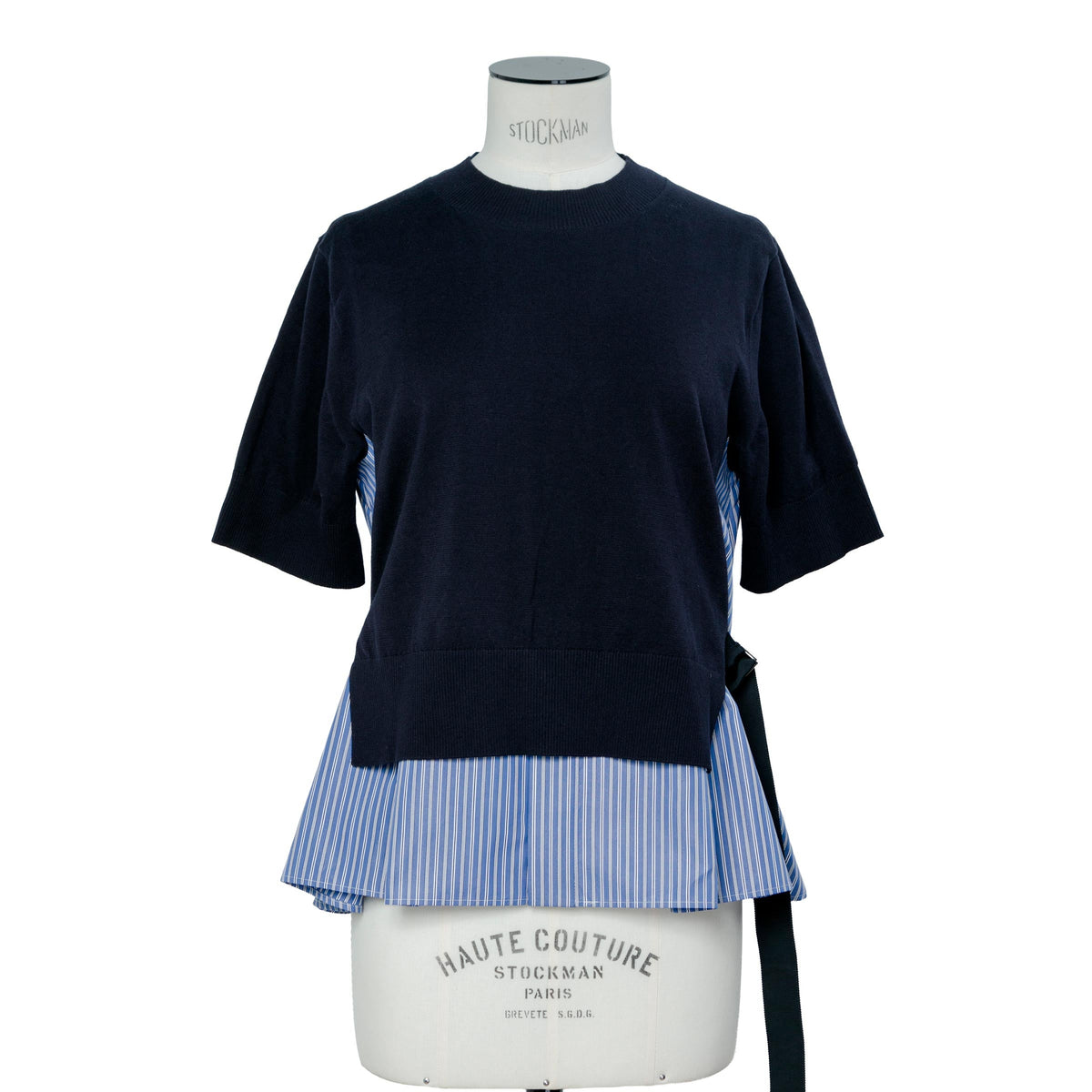 Poplin x Cotton Knit Pullover | sacai Official Store サカイ 