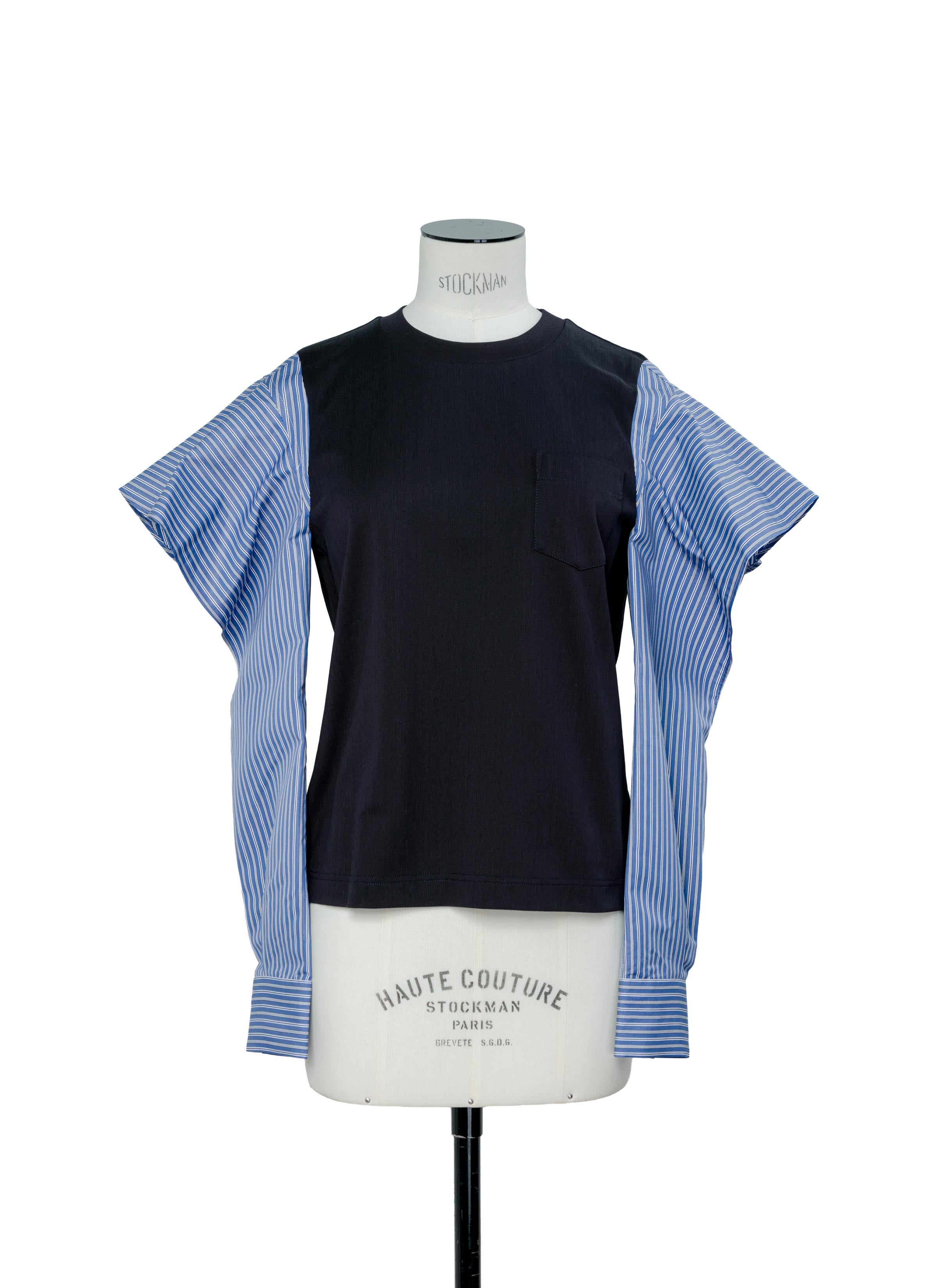 サカイ SACAI COTTON JERSEY 25-07858 Tシャツ sacai - サカイ SACAI COTTON JERSEY 25-07858 Tシャツの通販 by