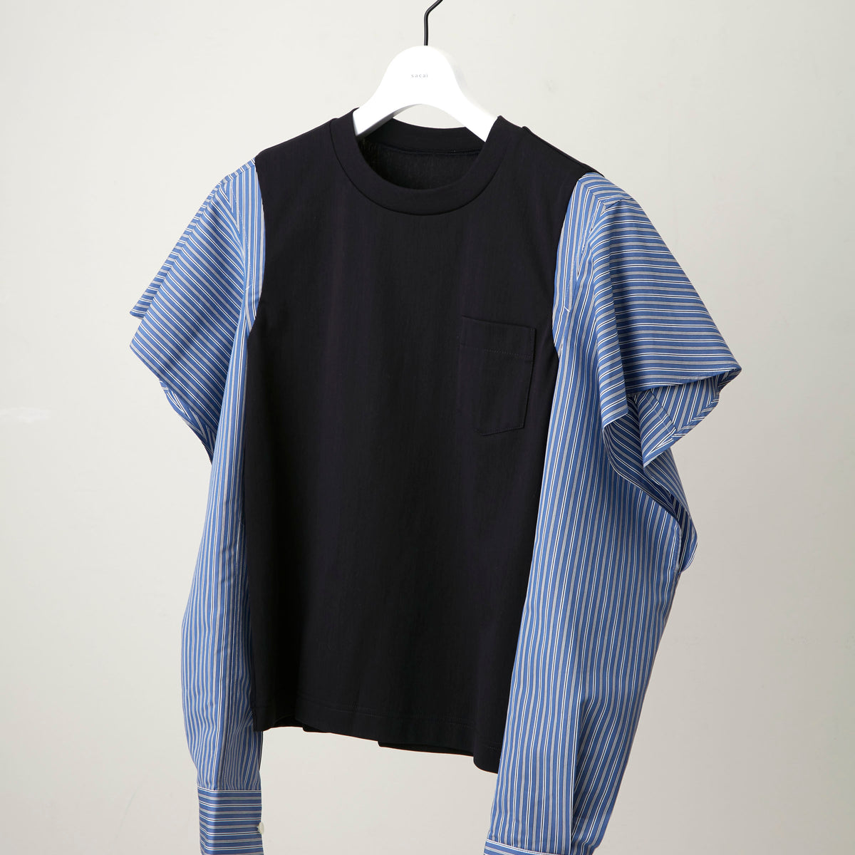 Poplin x Cotton Jersey T-Shirt | sacai Official Store サカイ 