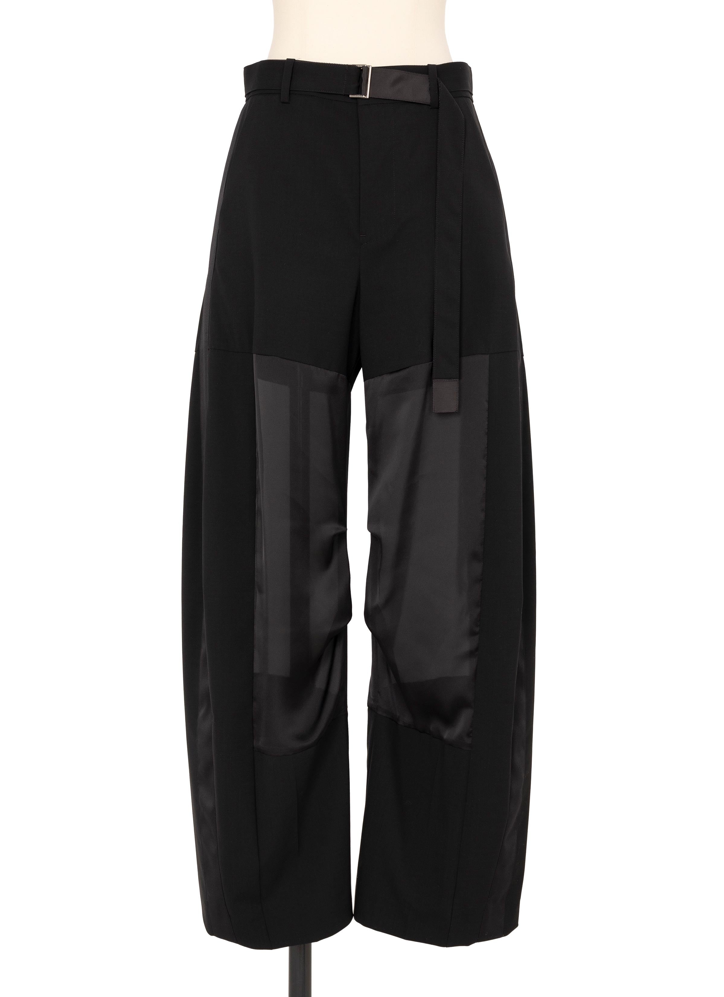 S*K様 sacai 21-02461M Suiting Pants 黒 3 Suiting Pants Black | HAVEN