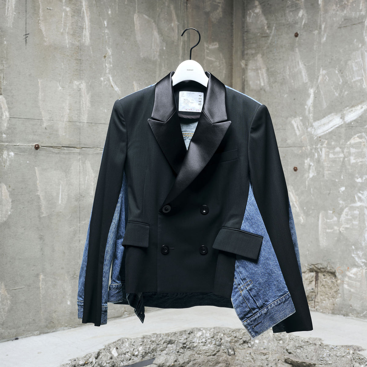 Wool Suiting x Denim Jacket | sacai Official Store サカイ オフィシャル