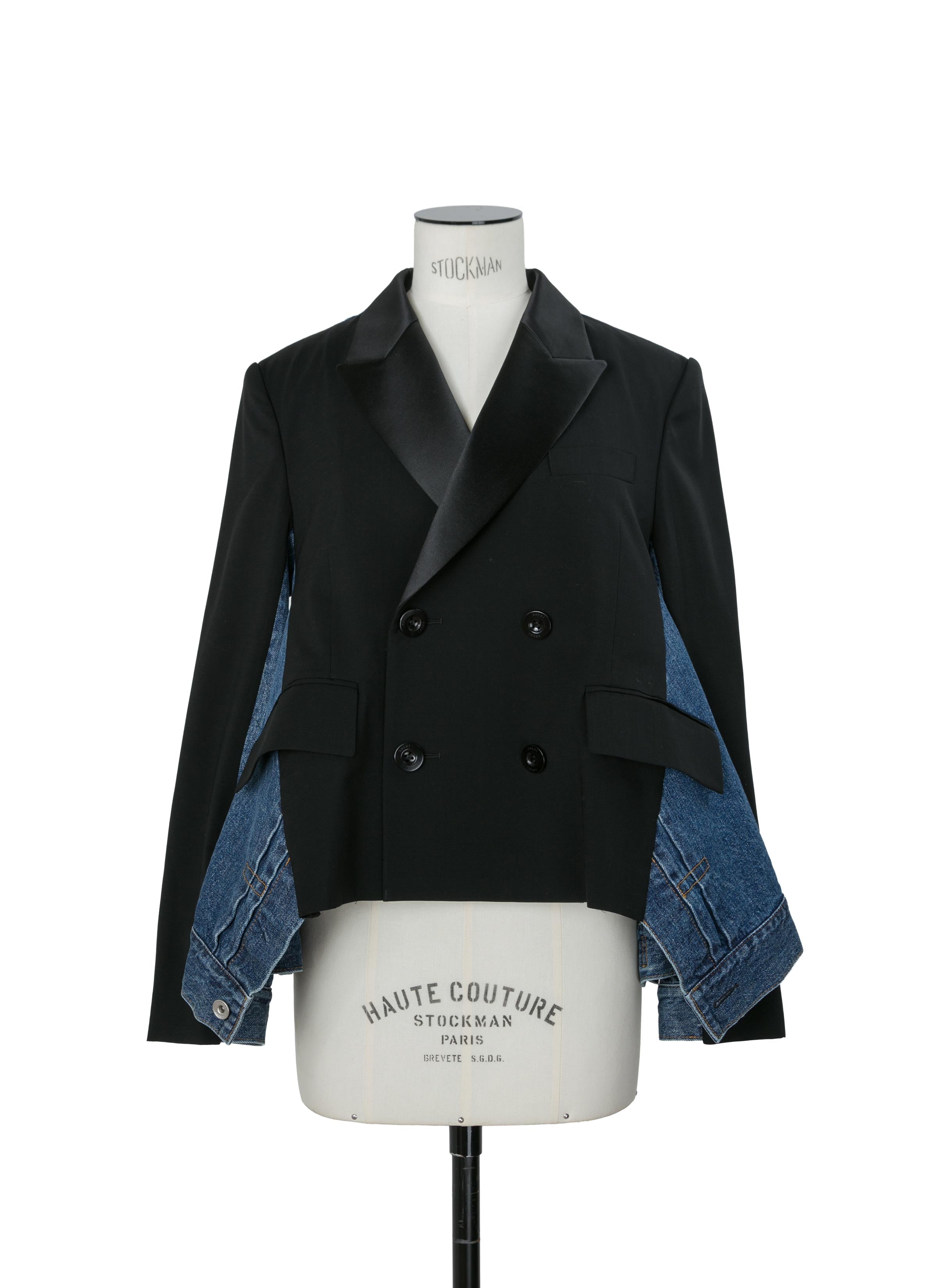 Wool Suiting x Denim Jacket