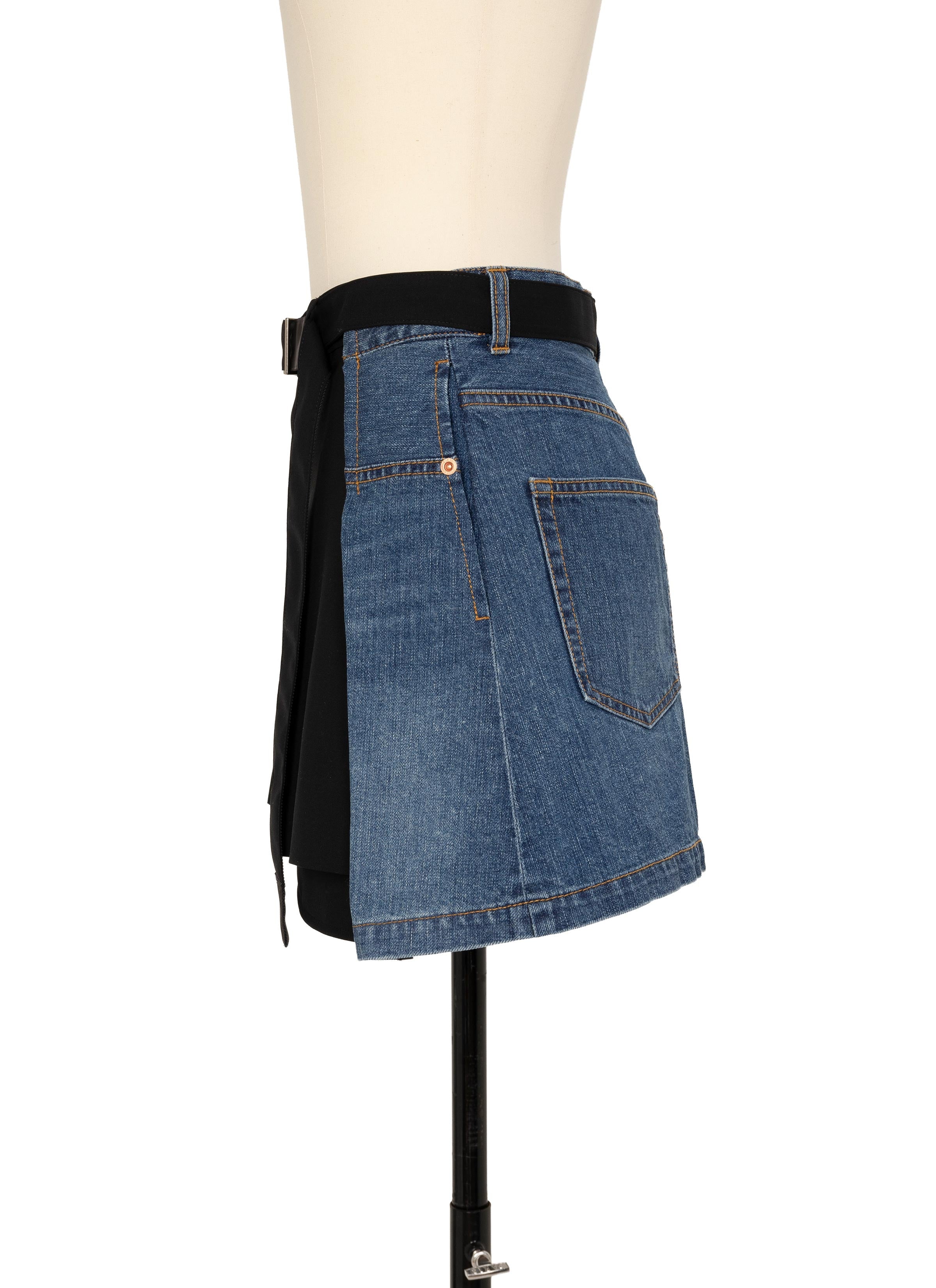 Wool Suiting x Denim Shorts | sacai Official Store サカイ オフィシャル