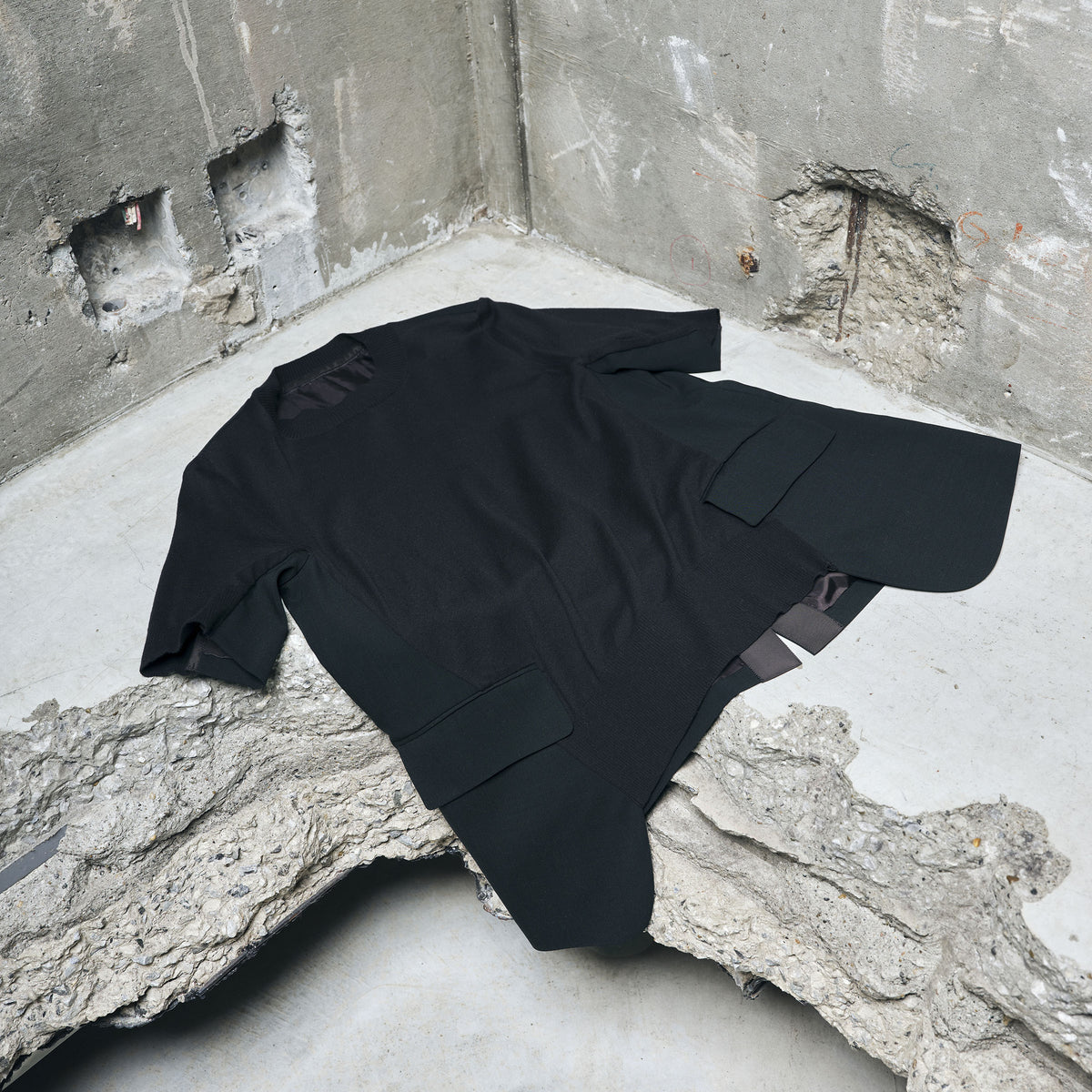 Wool Suiting x Cotton Knit Pullover | sacai Official Store サカイ 