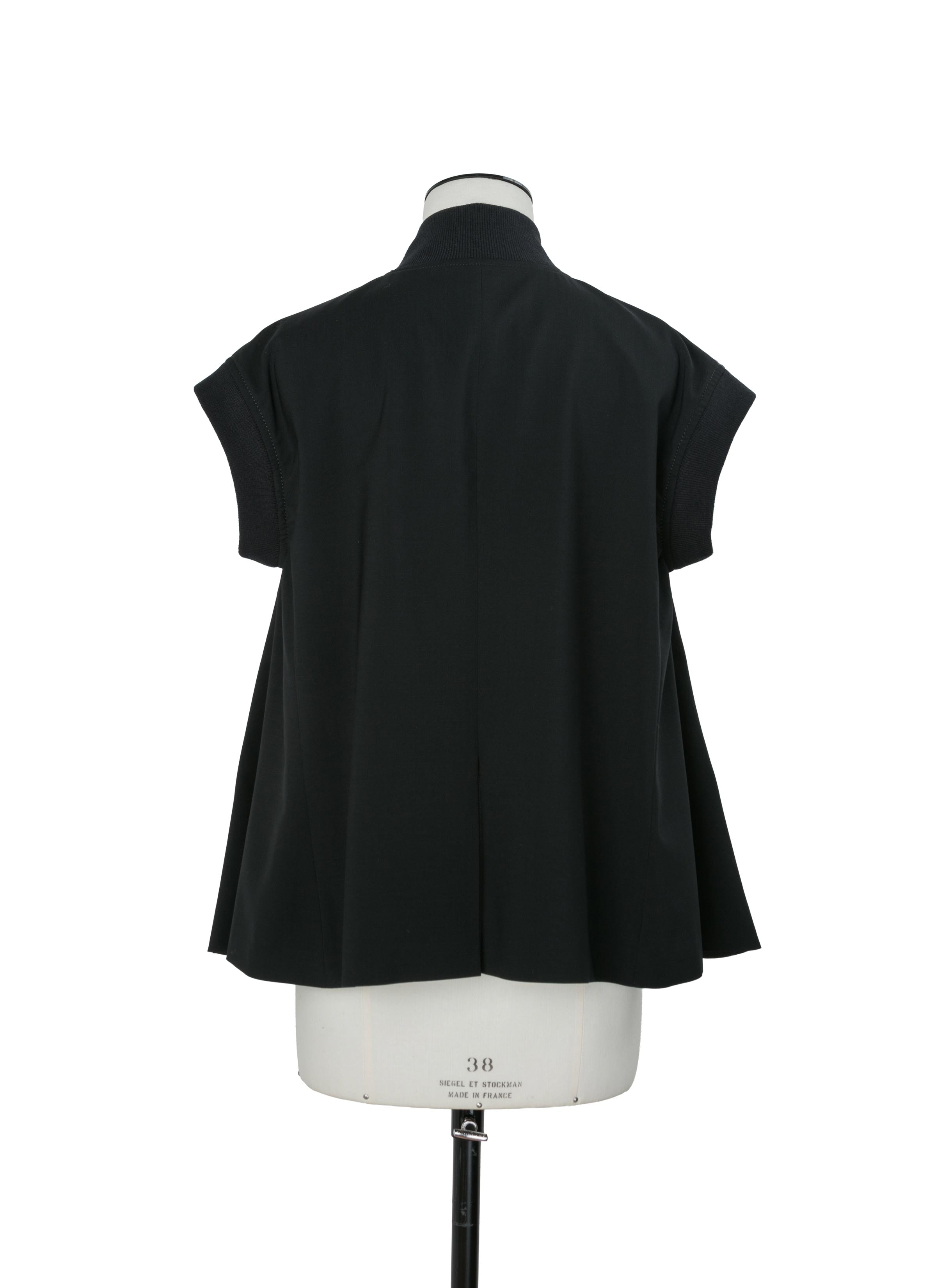 Nylon Twill x Wool Suiting Vest