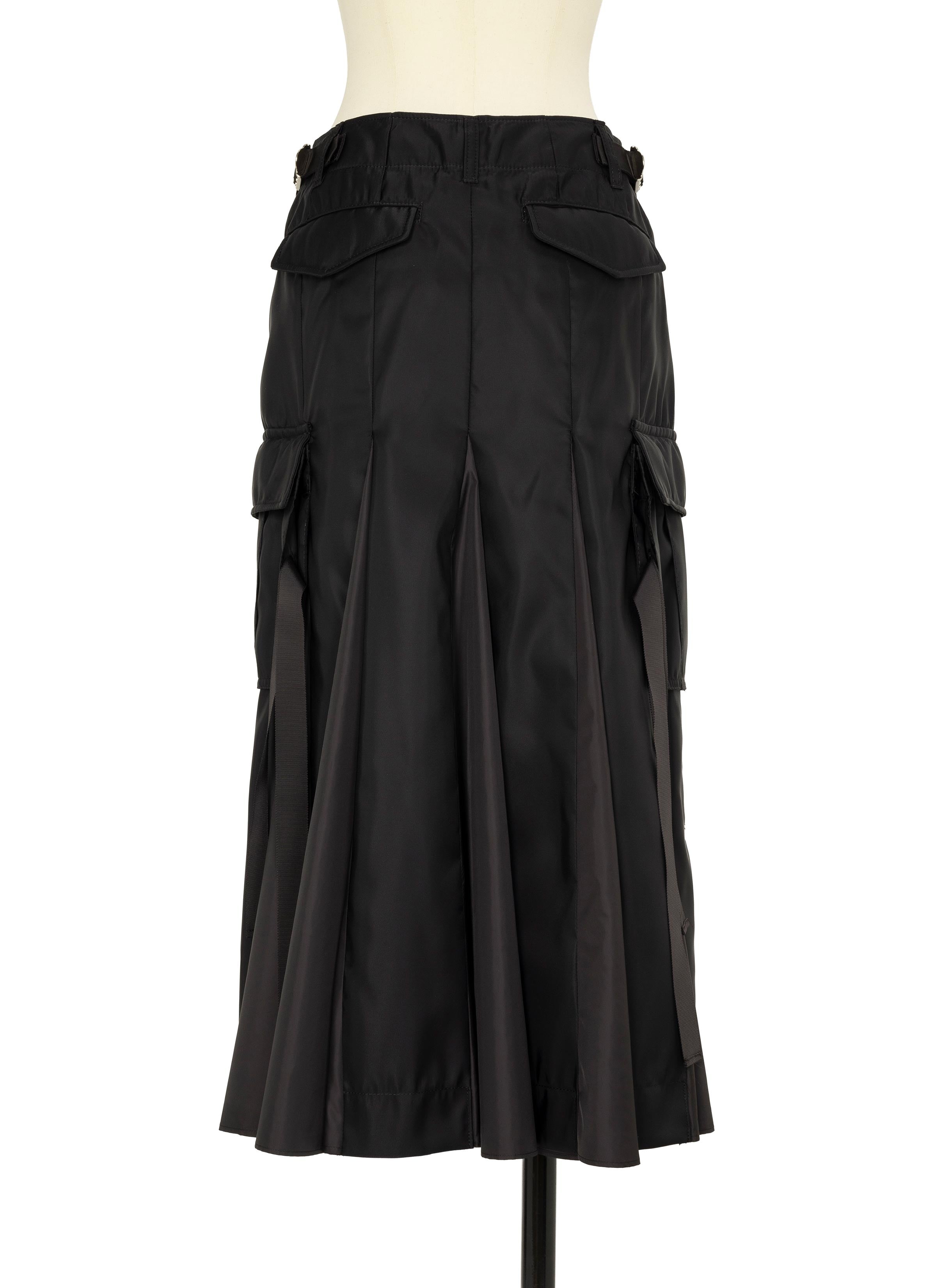 Nylon Twill Skirt | sacai Official Store サカイ オフィシャル