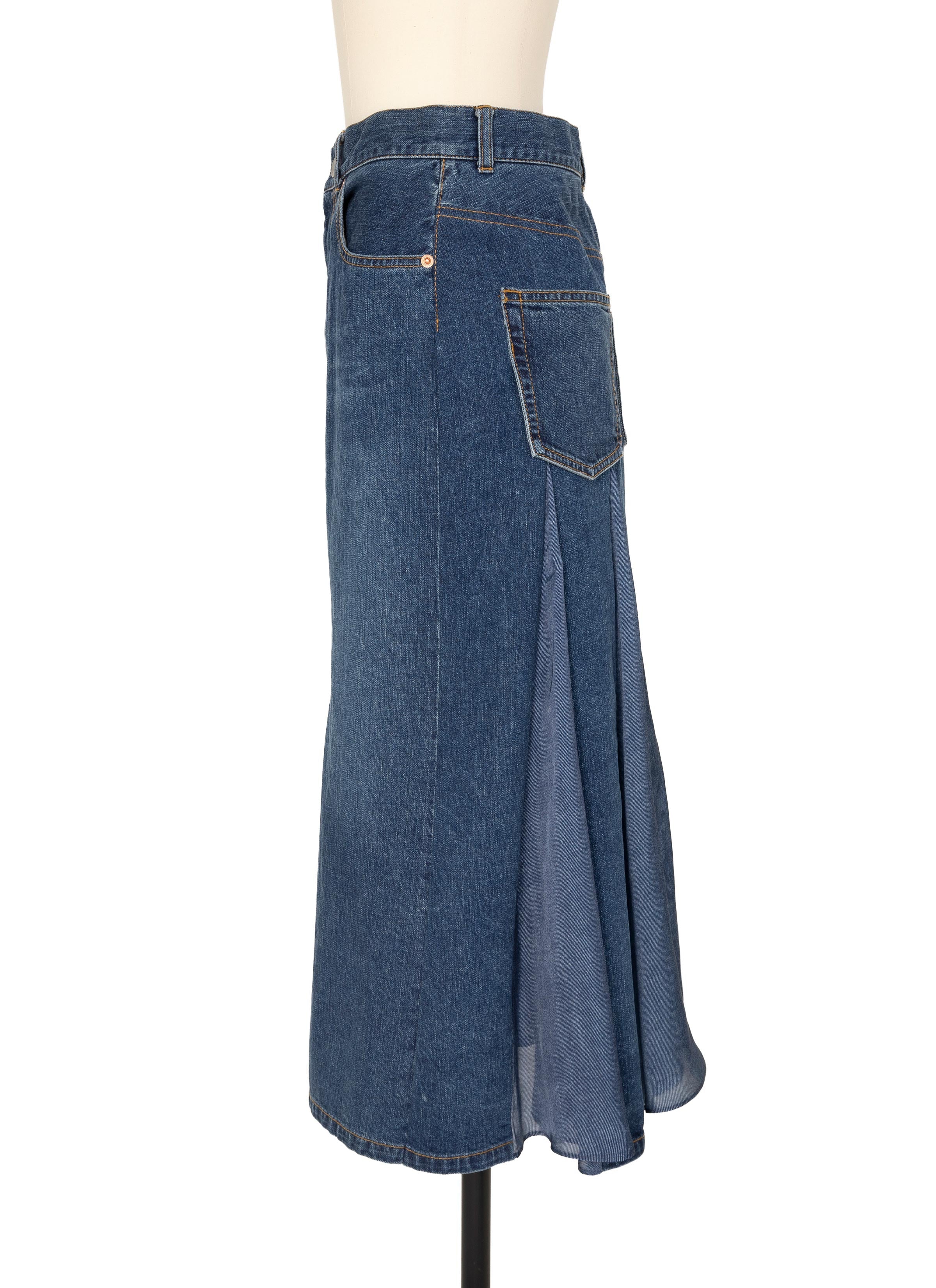 Denim Skirt | sacai Official Store サカイ オフィシャル