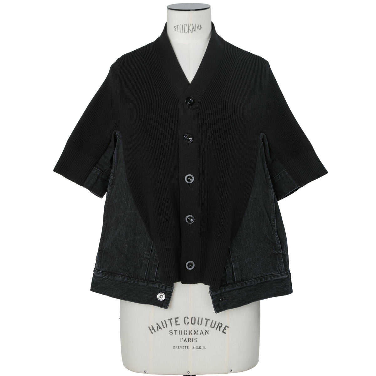 Denim x Knit Cardigan | sacai Official Store サカイ オフィシャル