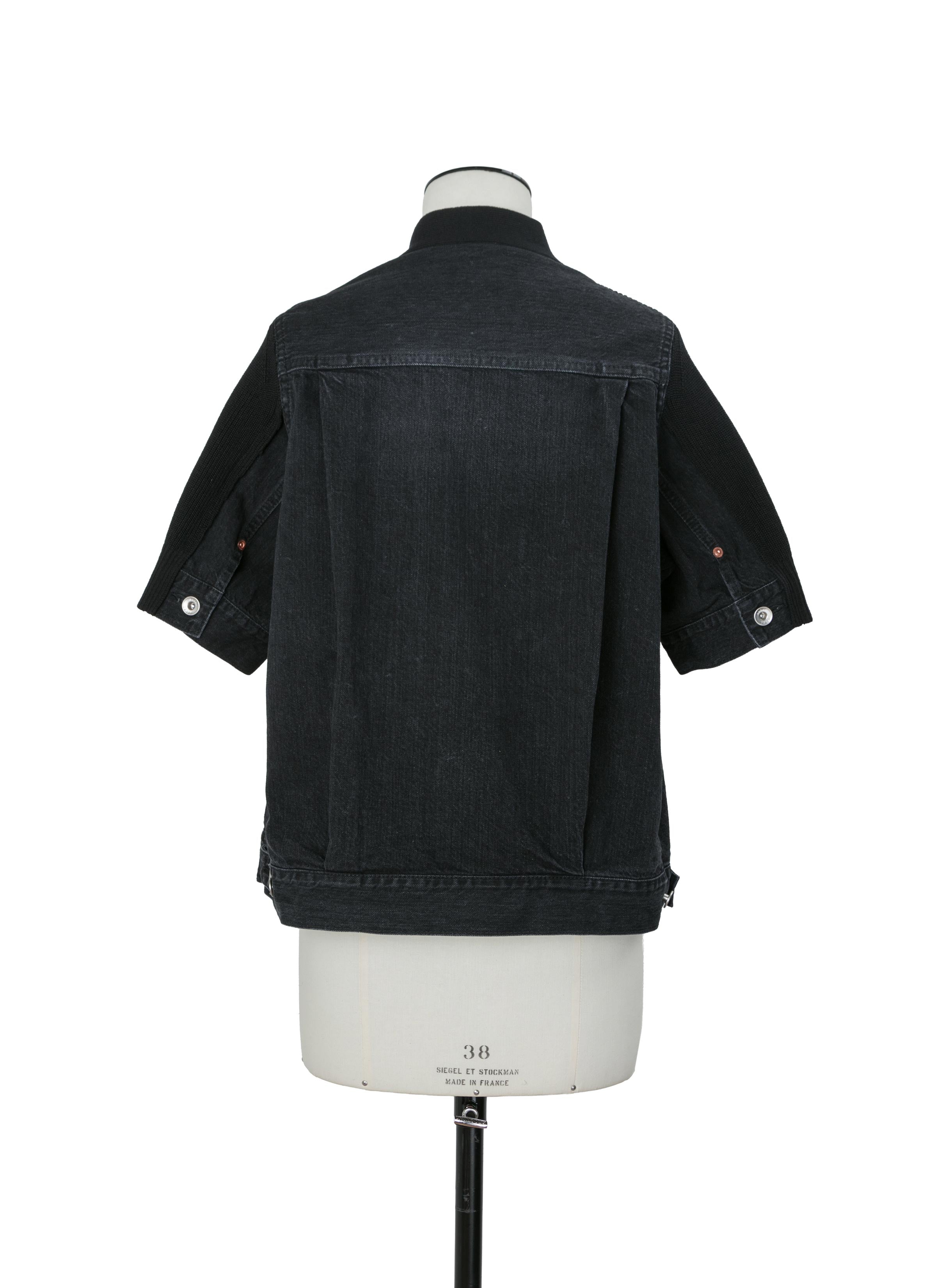 Denim x Knit Cardigan | sacai Official Store サカイ オフィシャル