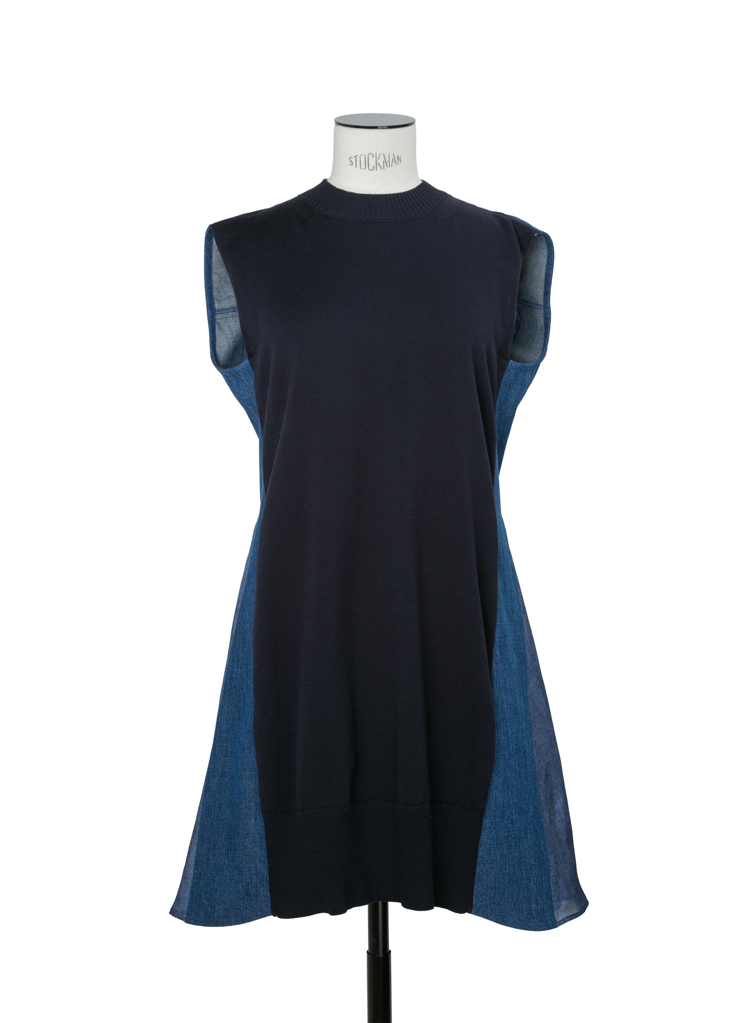 Denim x Knit Dress | sacai Official Store サカイ オフィシャル