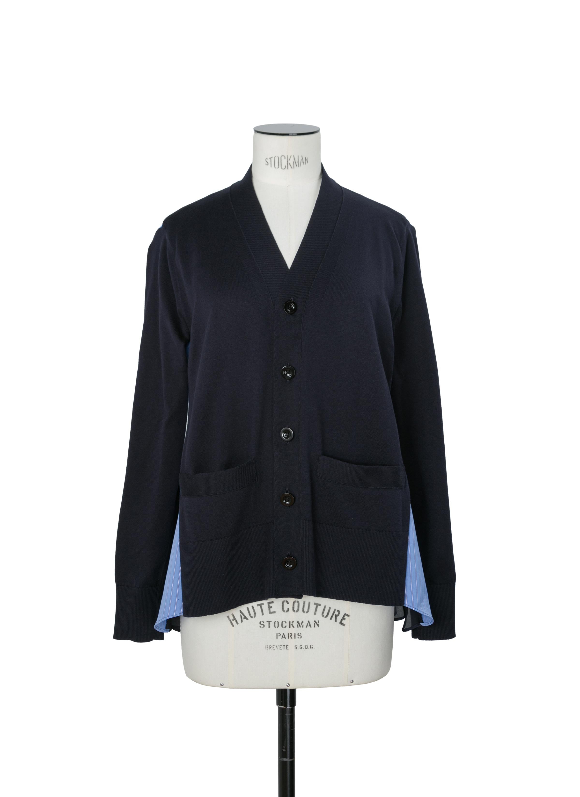 サカイ☺︎ウール100% 長袖カーディガン WOMEN SWEATERS & KNITWEAR | sacai Official Store サカイ オフィシャル