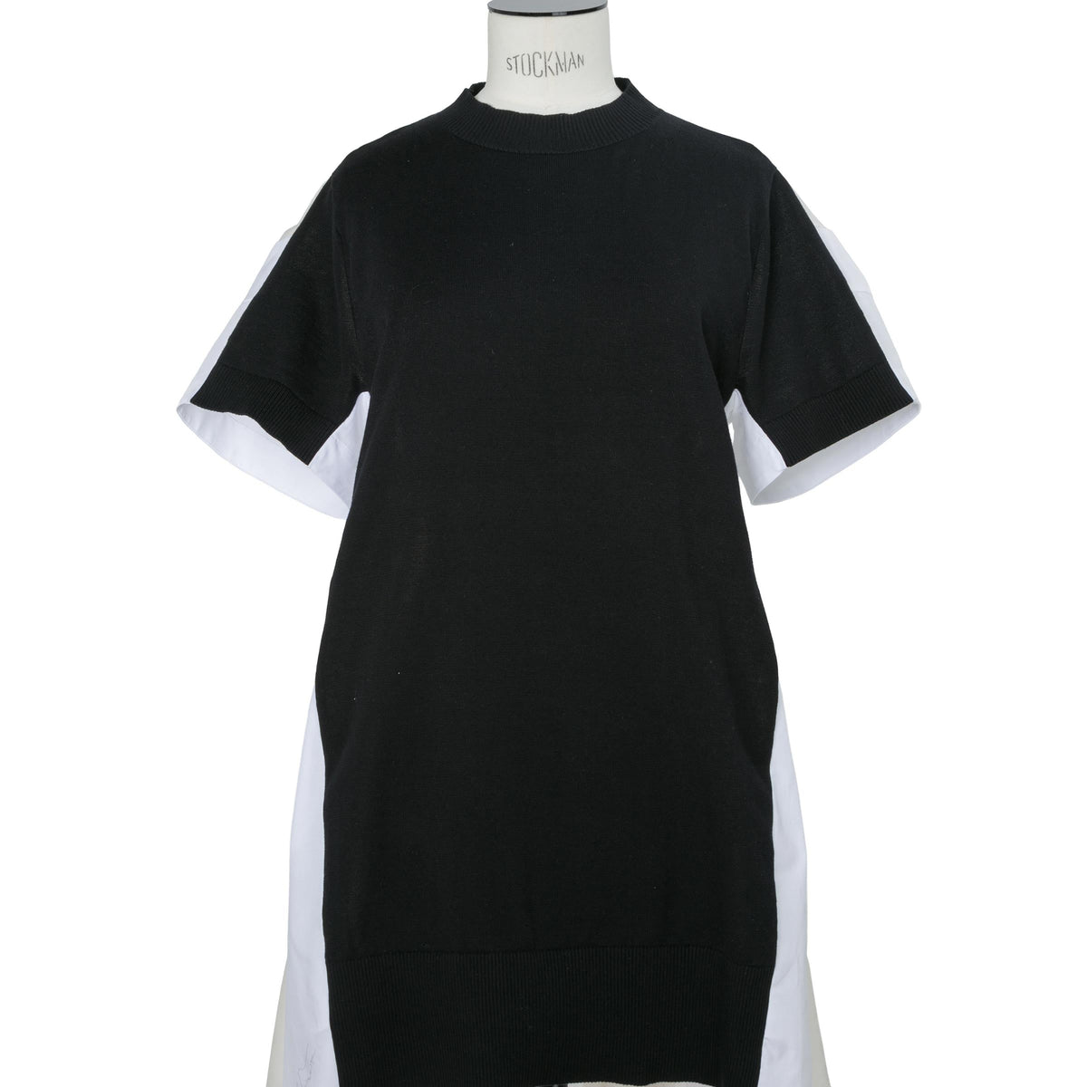 Poplin x Cotton Knit Dress | sacai Official Store サカイ オフィシャル