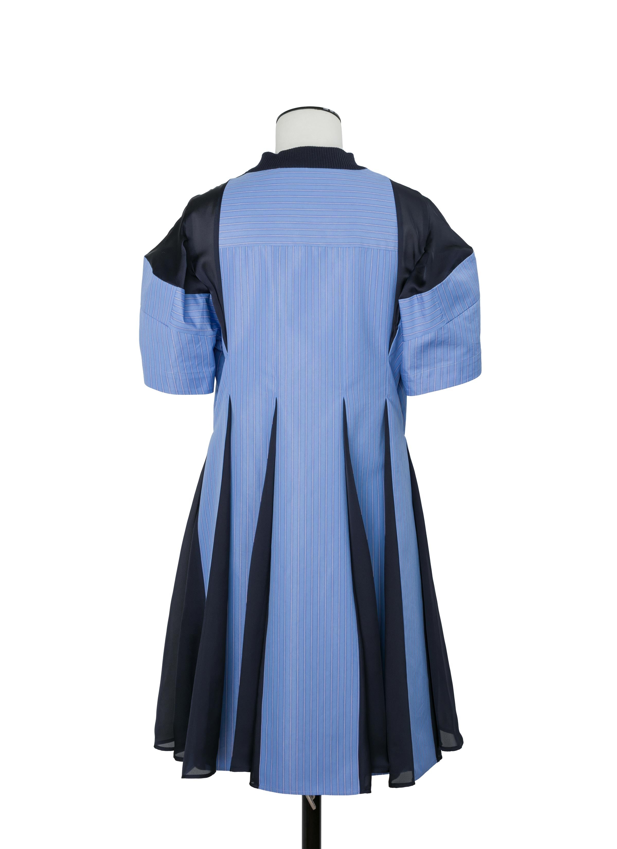 Poplin x Cotton Knit Dress | sacai Official Store サカイ オフィシャル