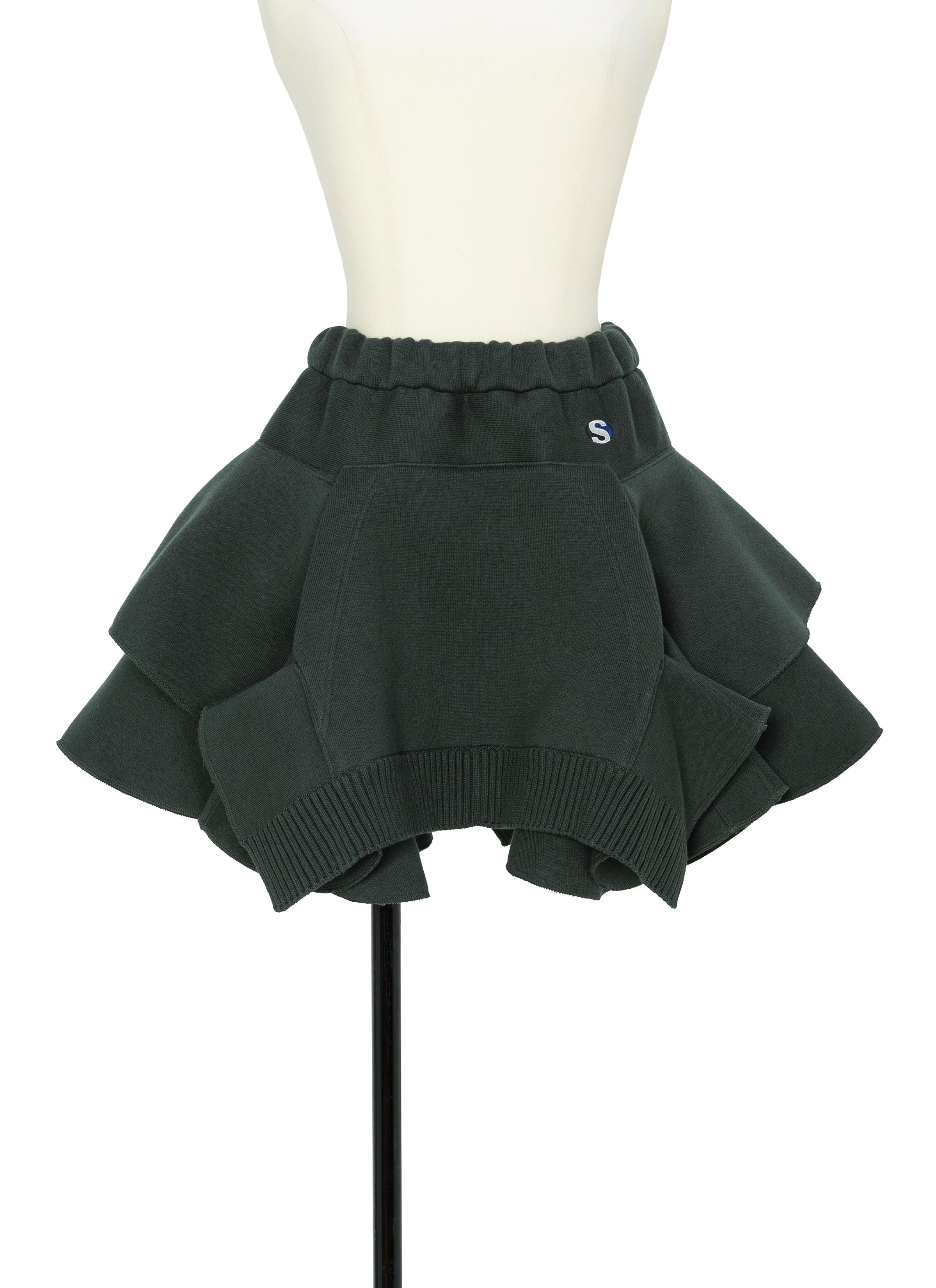 Cotton Cashmere Knit Skirt