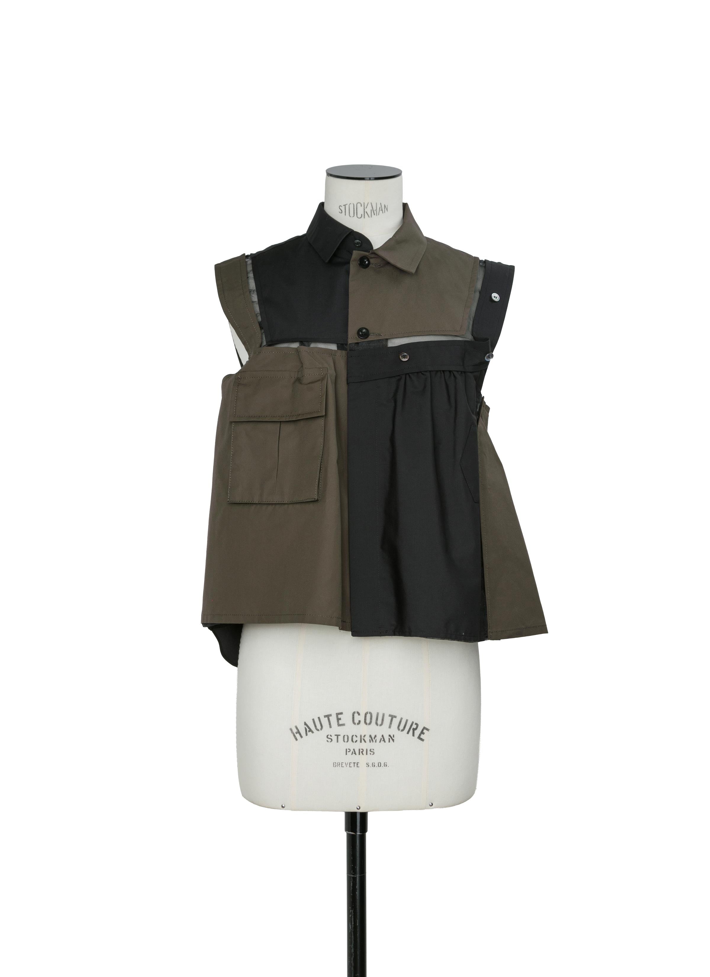Poplin x Cotton Weather Shirt | sacai Official Store サカイ Poplin x Cotton Weather Shirt | sacai Official Store サカイ