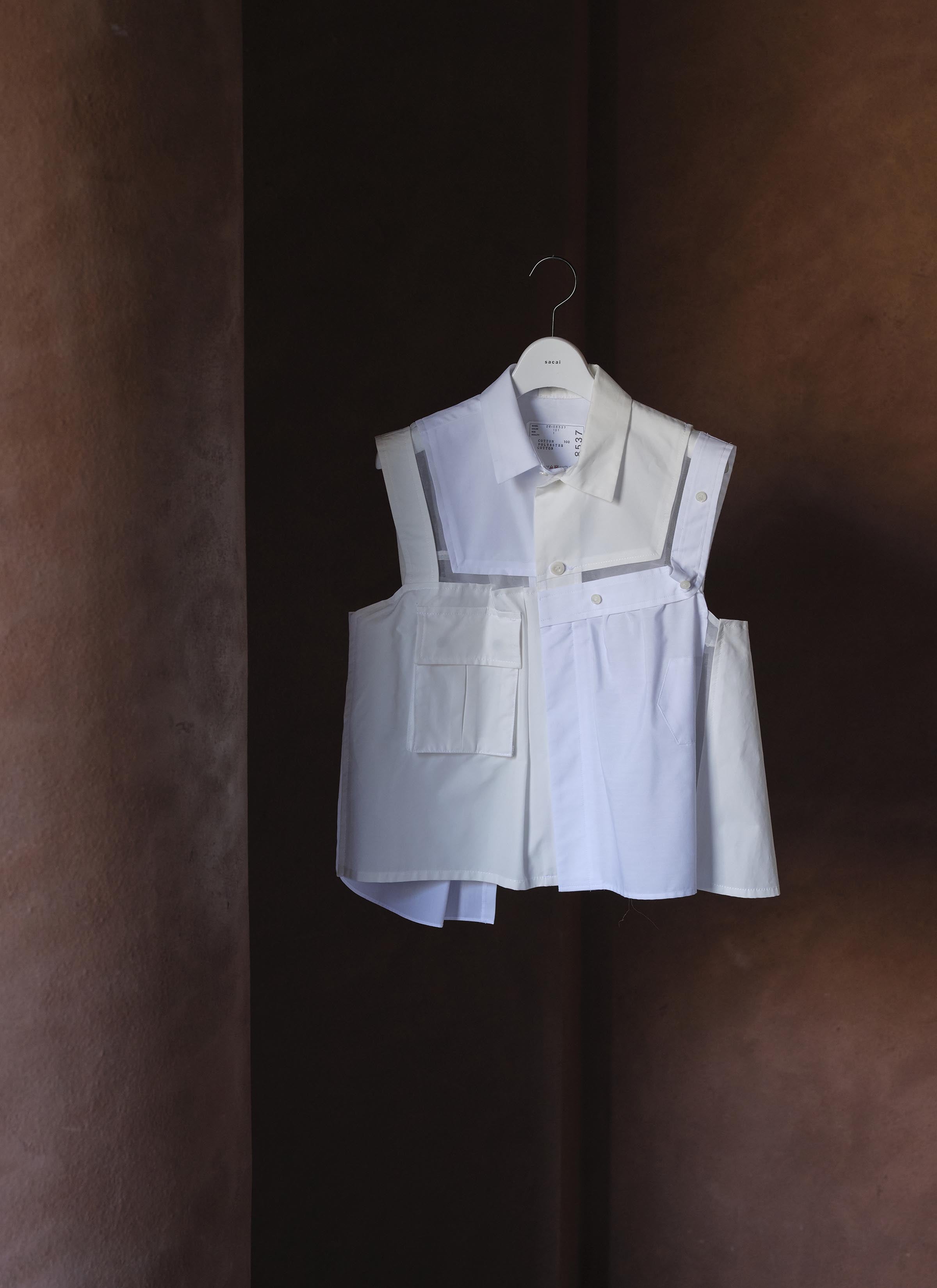 ★サカイsacai コットン　タイプライターシャツ　サイズ3 Poplin x Cotton Weather Shirt | sacai Official Store サカイ